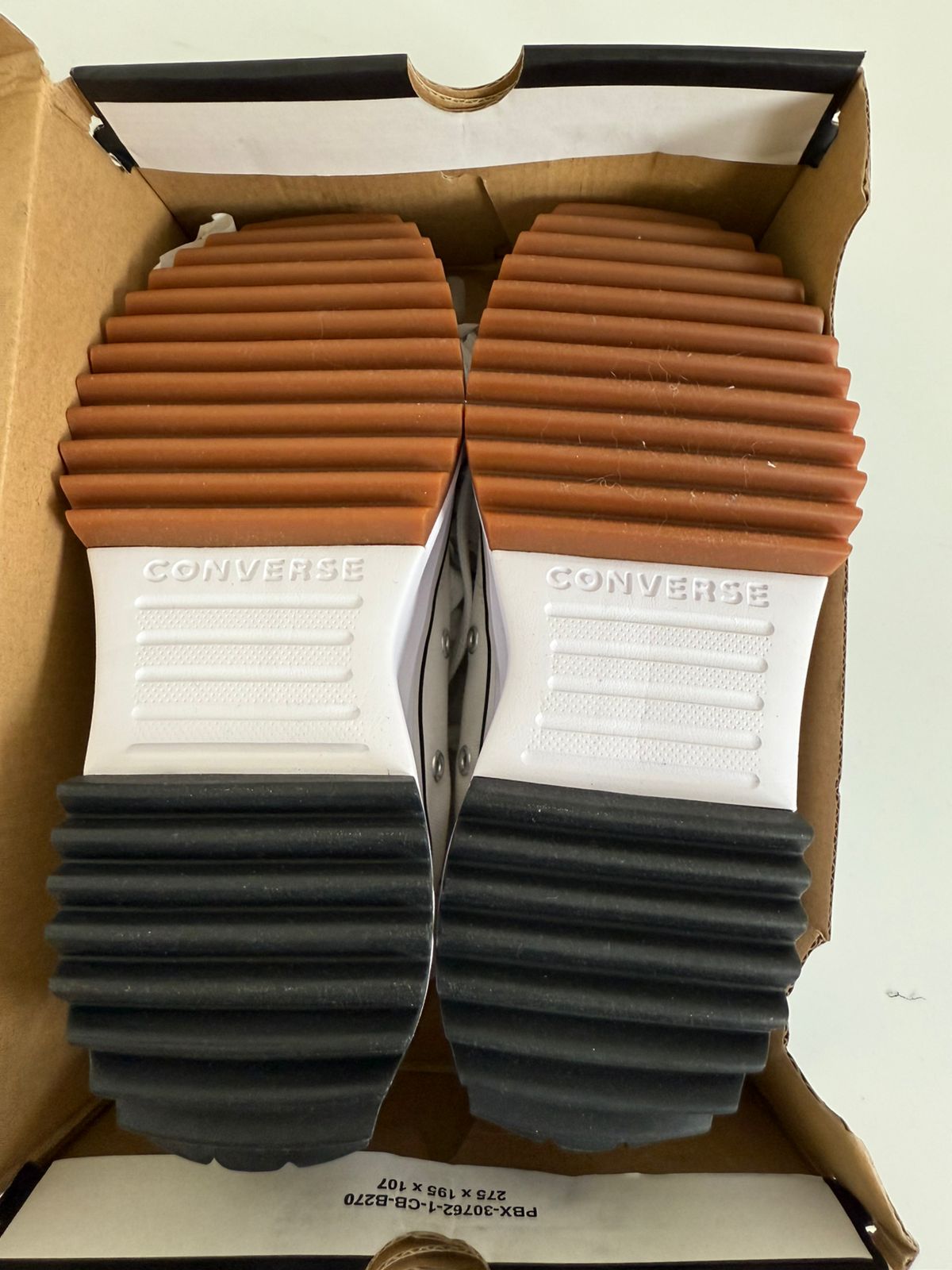 Converse Run Star Hike White Sneaker - UK 4