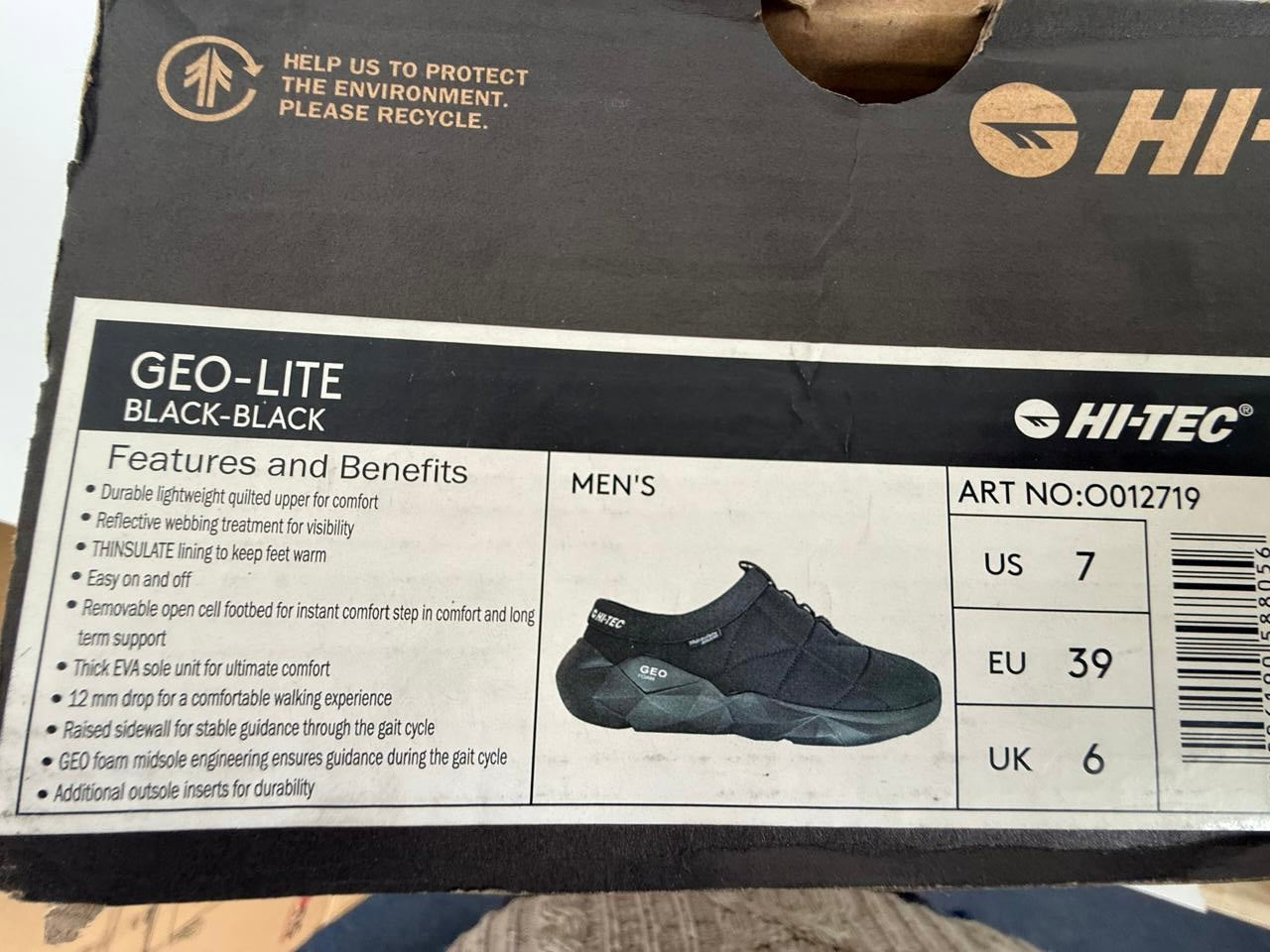 HI-TEC GEO-LITE MENS - UK 6
