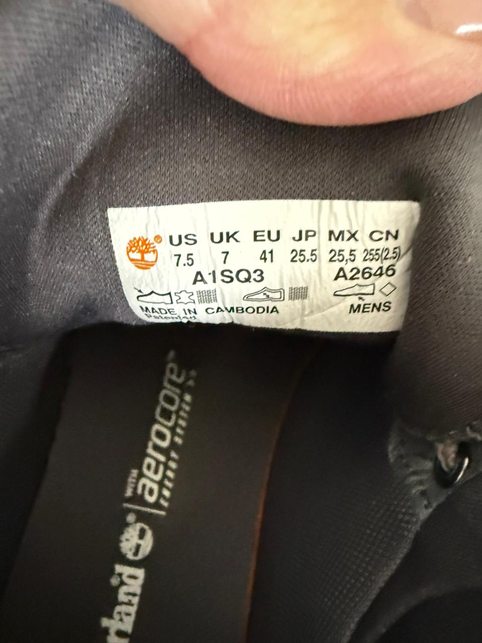 Timberland Cross Mark Plain Toe Hiker - UK 7 - EUR 41