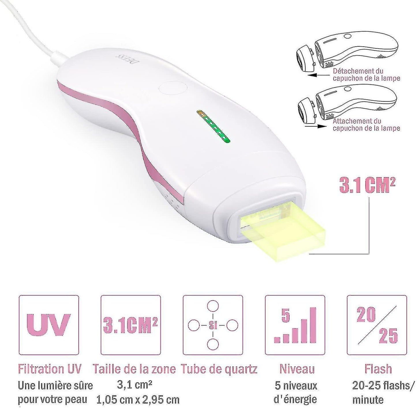 Deess Series 3 IPL Hair Removal
