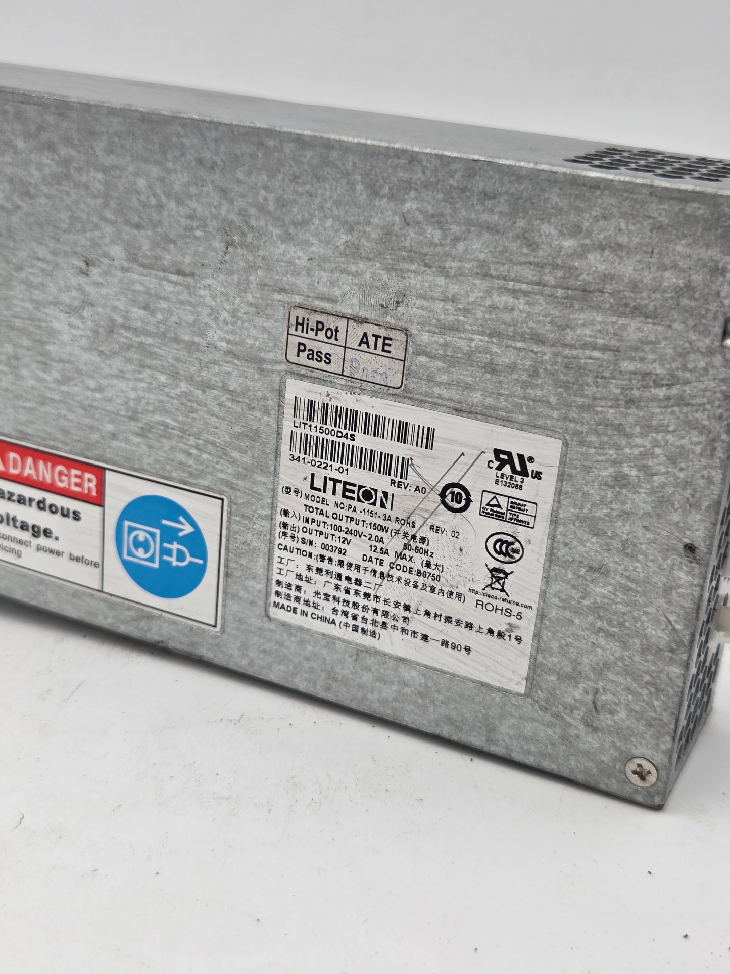 Lite-On PA-1151-3A 150W Server/Networking Power Supply Unit