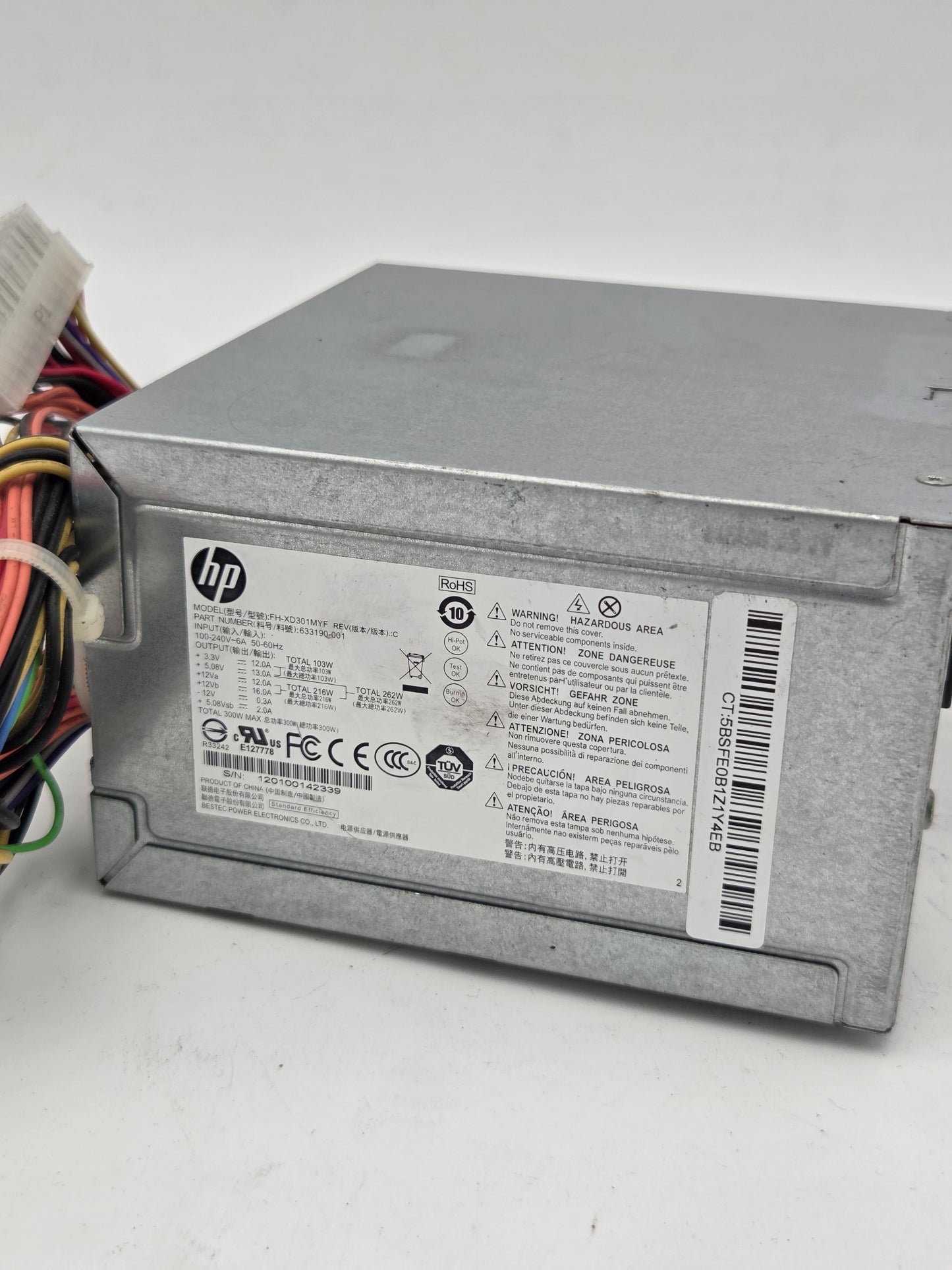 HP 300W Power Supply Unit (PSU) - Model FH-XD301MYF