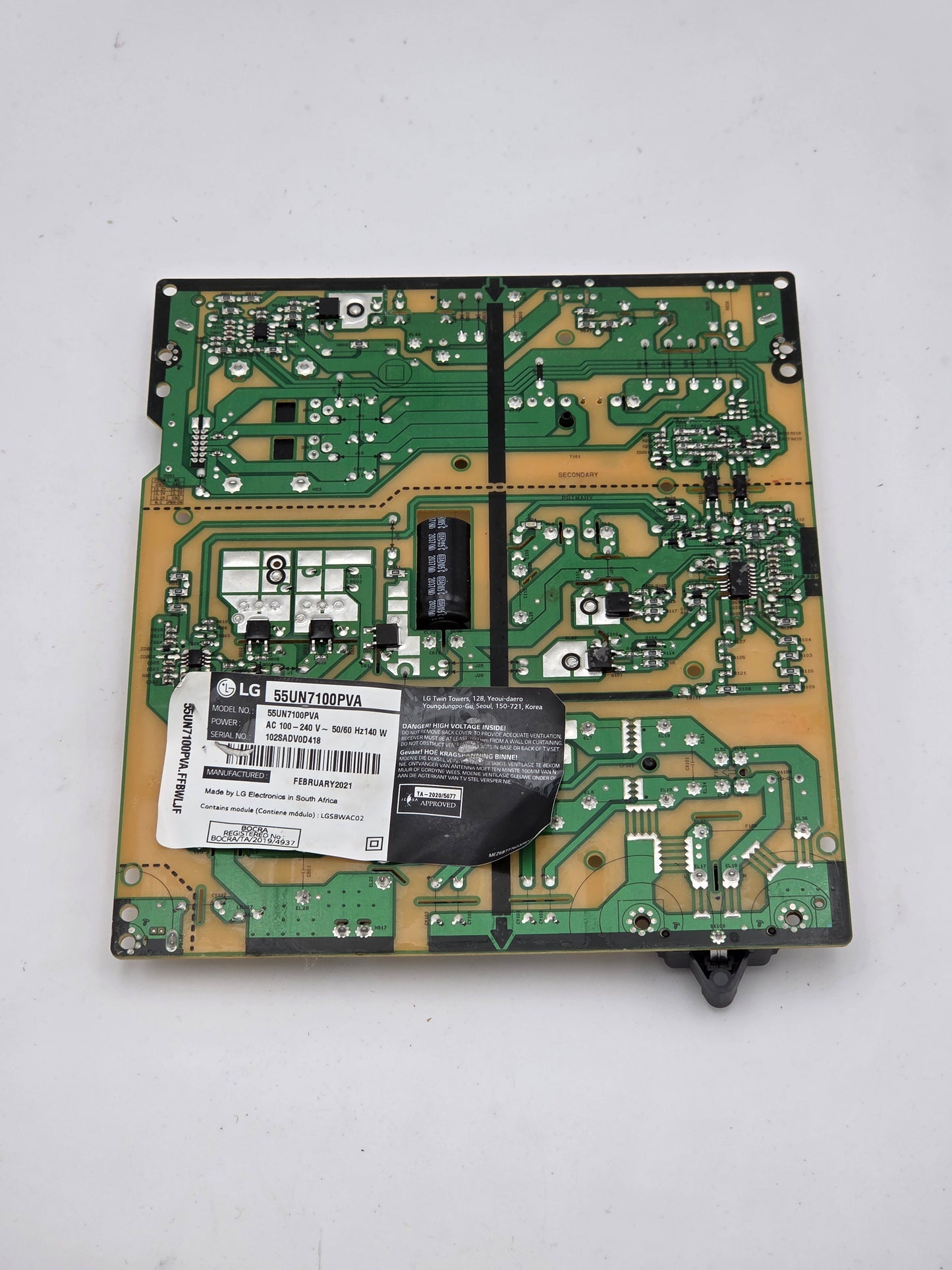 LG Power Supply Board EAY62608501 (LGP3237-12U1 / EAX64563201)