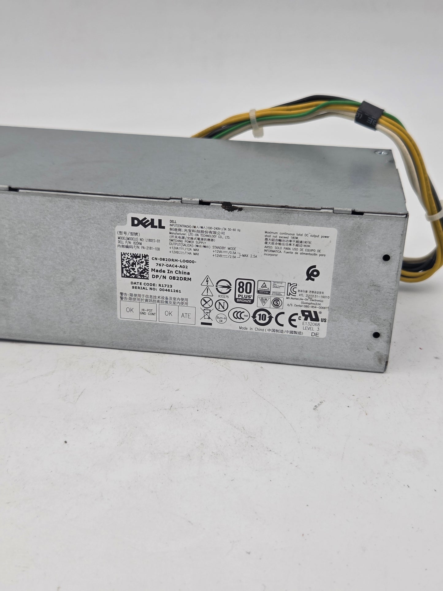 Dell L180ES-01 180W Power Supply Unit (PSU) 8 Pin