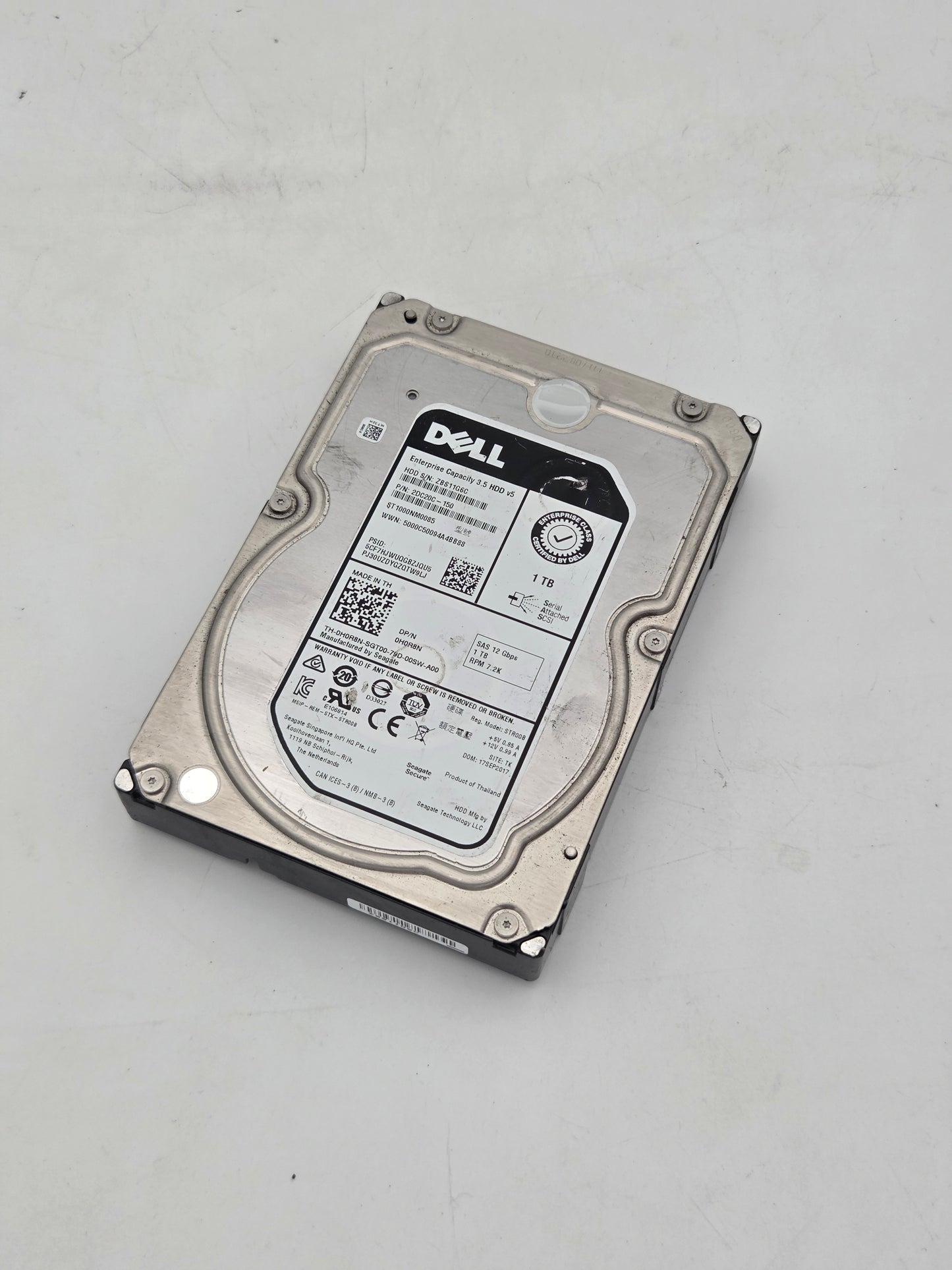 Dell Enterprise Capacity 1.0TB Hard Drive (4) Test Results In Images
