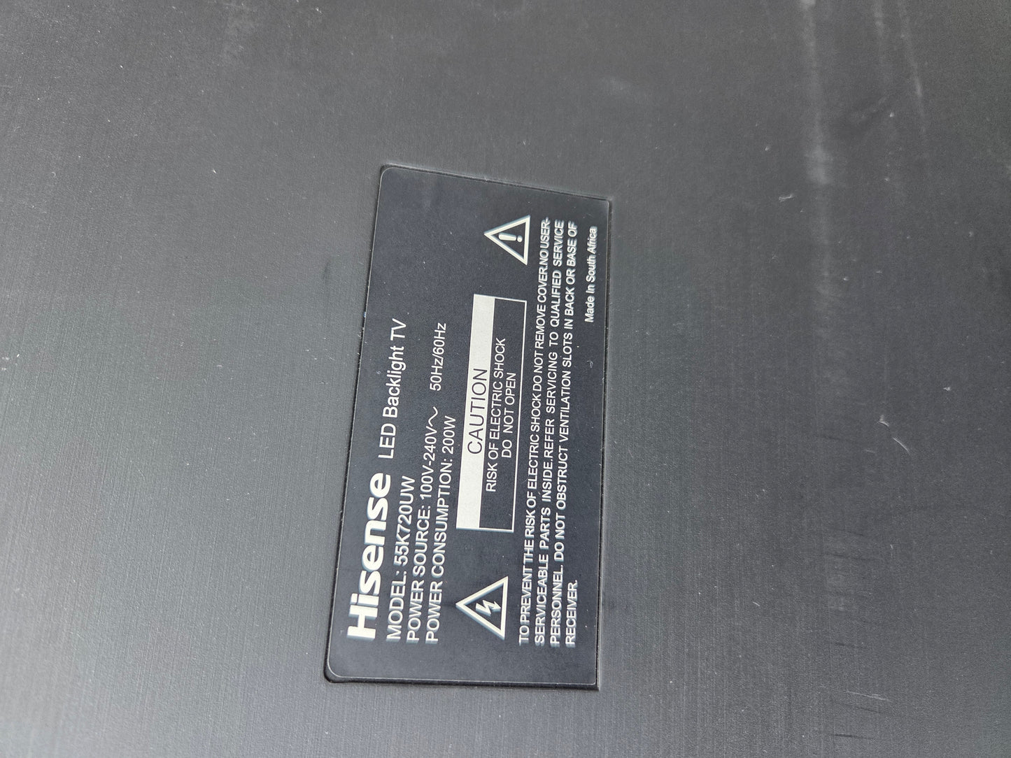 Hisense RSAG7.820.6154/ROH Power Supply Board for 55K720UW (55" 4K Smart TV) | Tested & Working