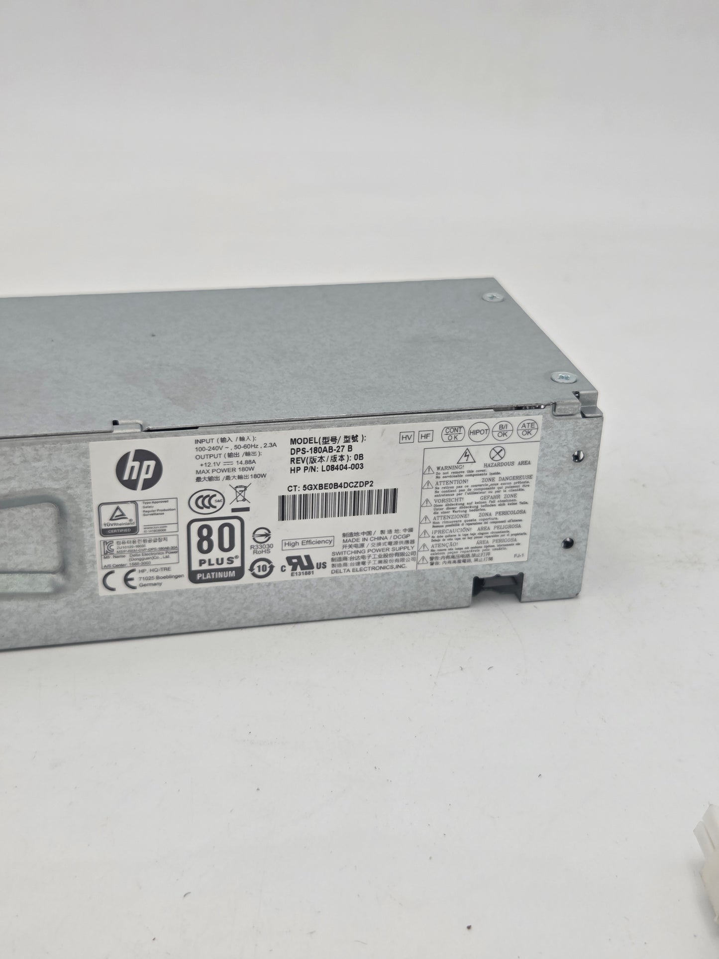 HP 180W 80 Plus Platinum Power Supply | DPS-180AB-27 B 4 Pin