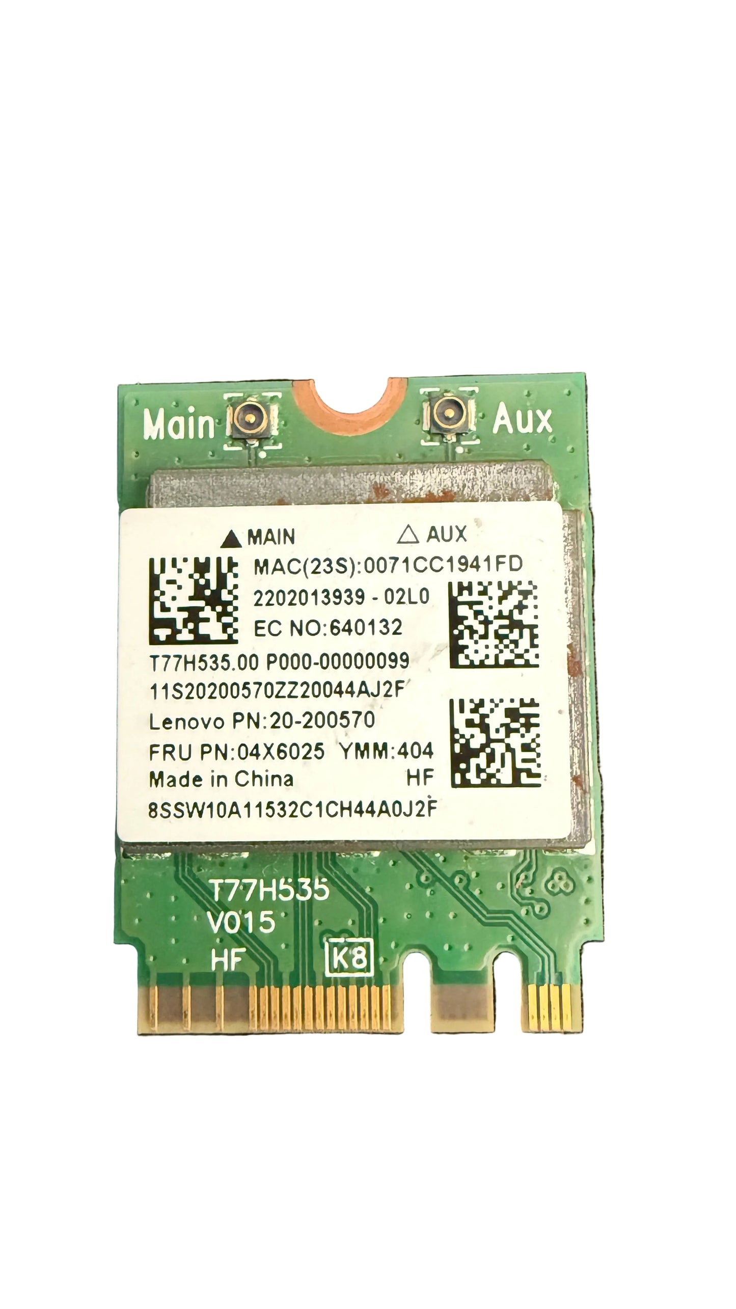 Lenovo PN: 20-200570 Wireless Network Card