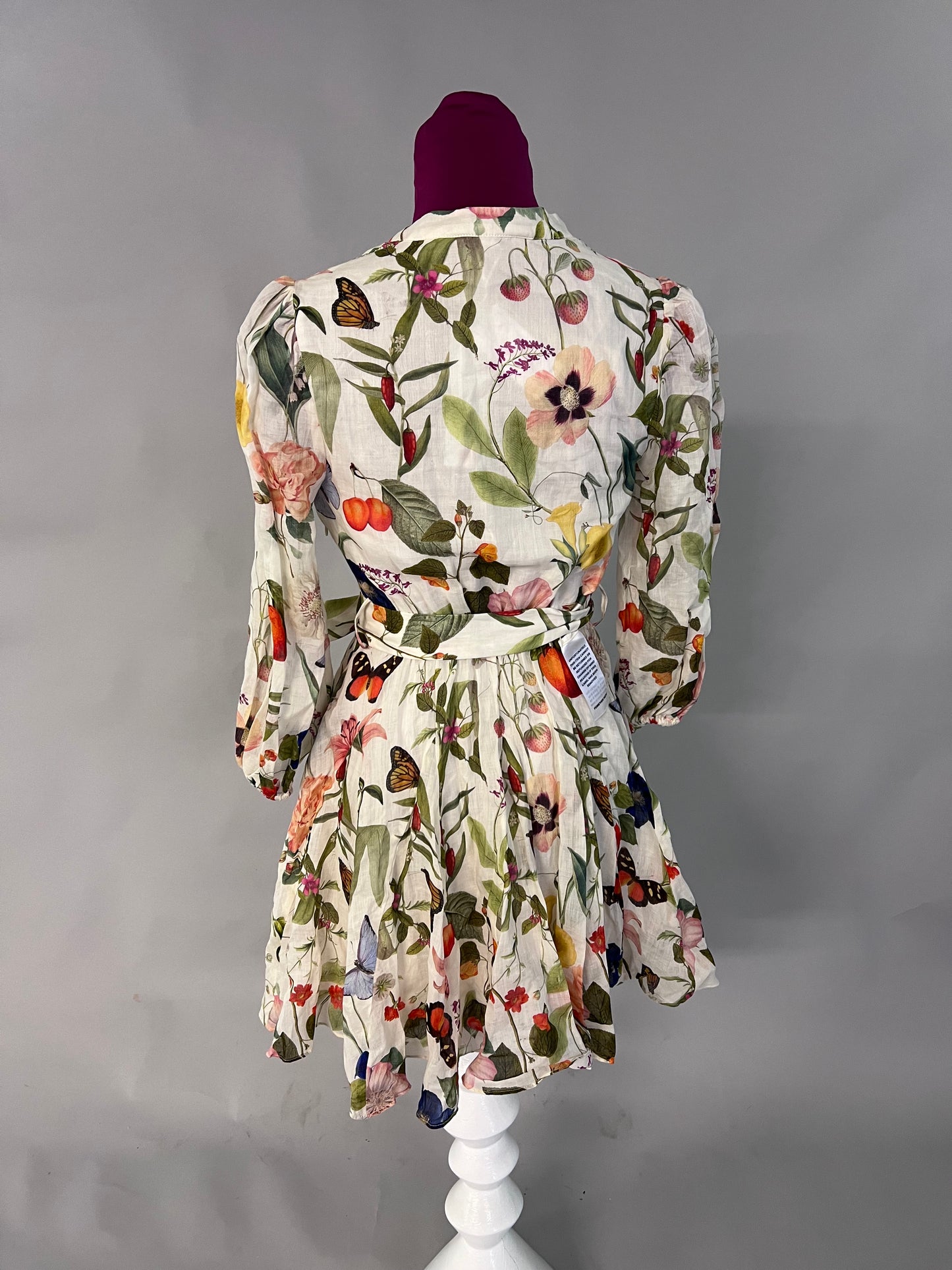 Forever New Wesley Printed Skater Mini Dress - Size 34