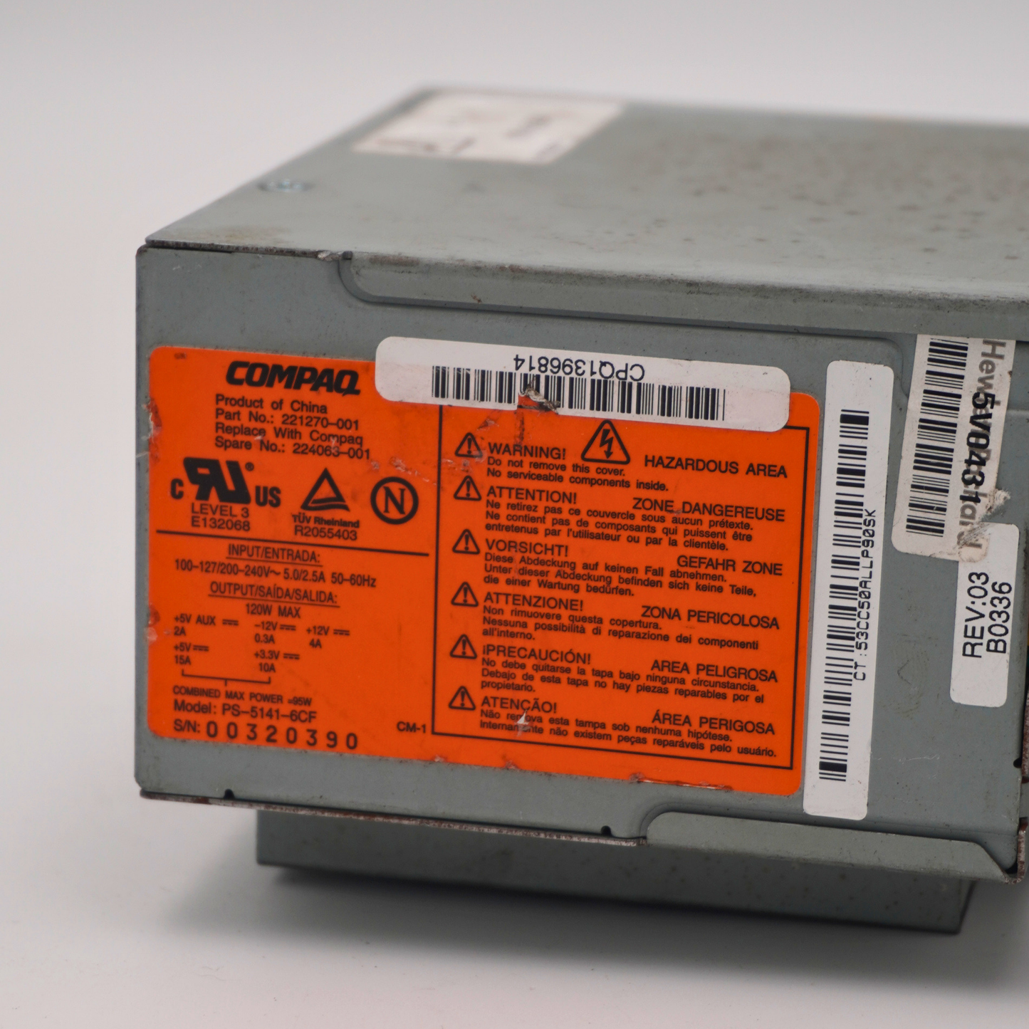 Compaq 120W SFX / Proprietary Power Supply | PS-5141-6CF
