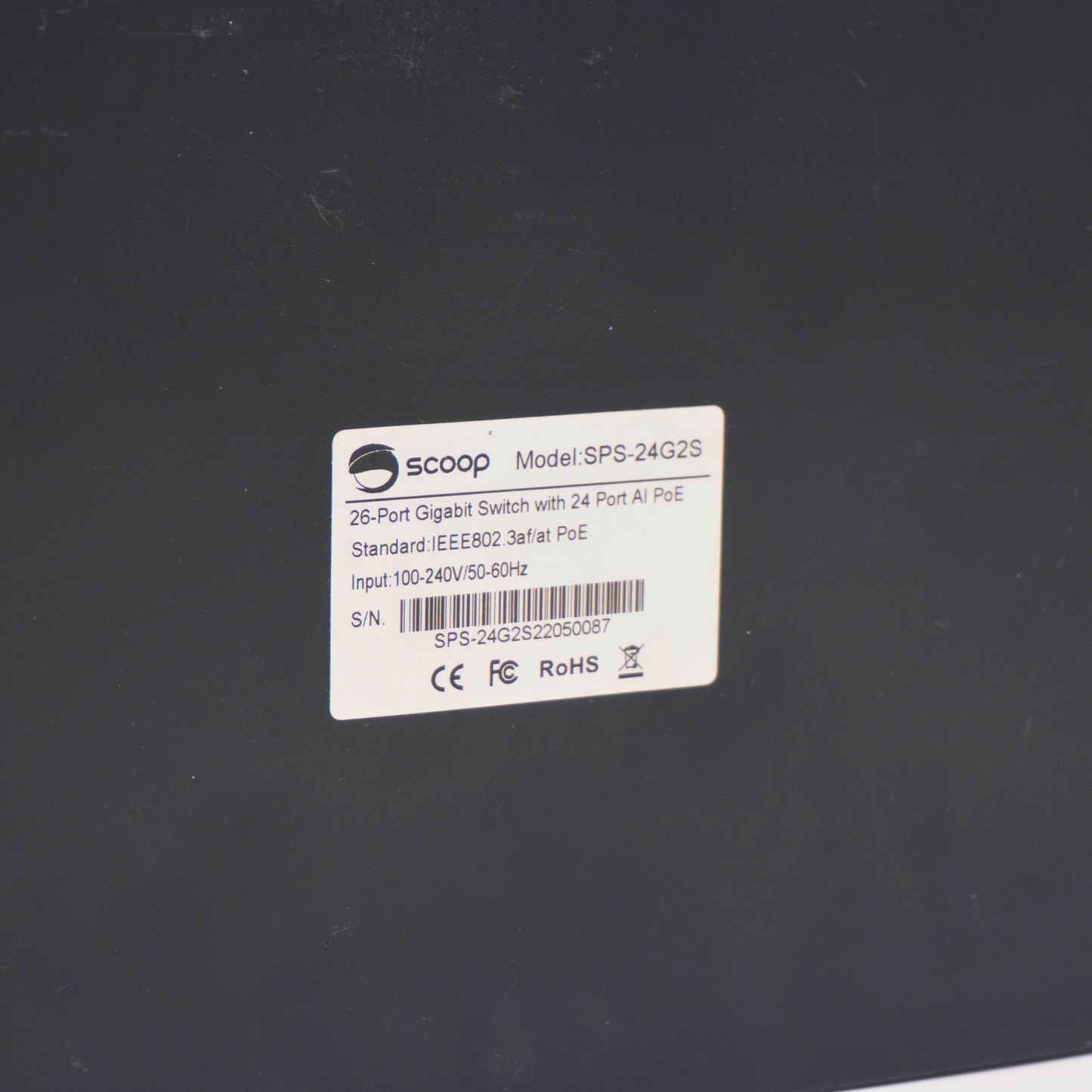Scoop 26-Port Gigabit Switch (24 Port)