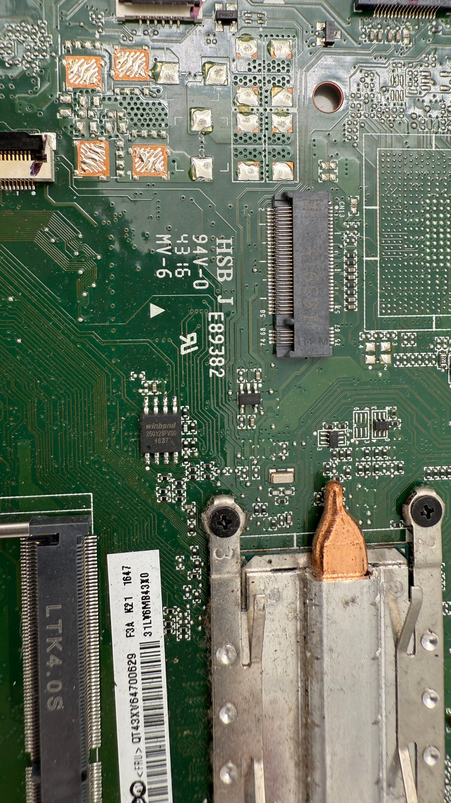 Lenovo V310-15ISK, V310-15IKB, and V510-15IKB Motherboard DA0LV6MB6F0 SN 43 16