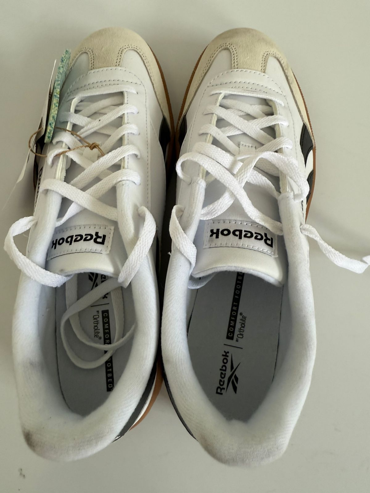 Reebok Smash Edge White/Black Sneaker - UK 11