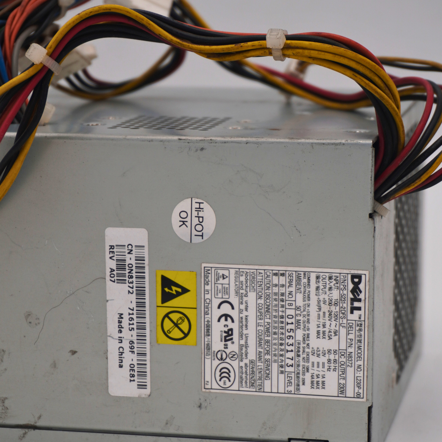 Dell 230W Power Supply | L230P-00