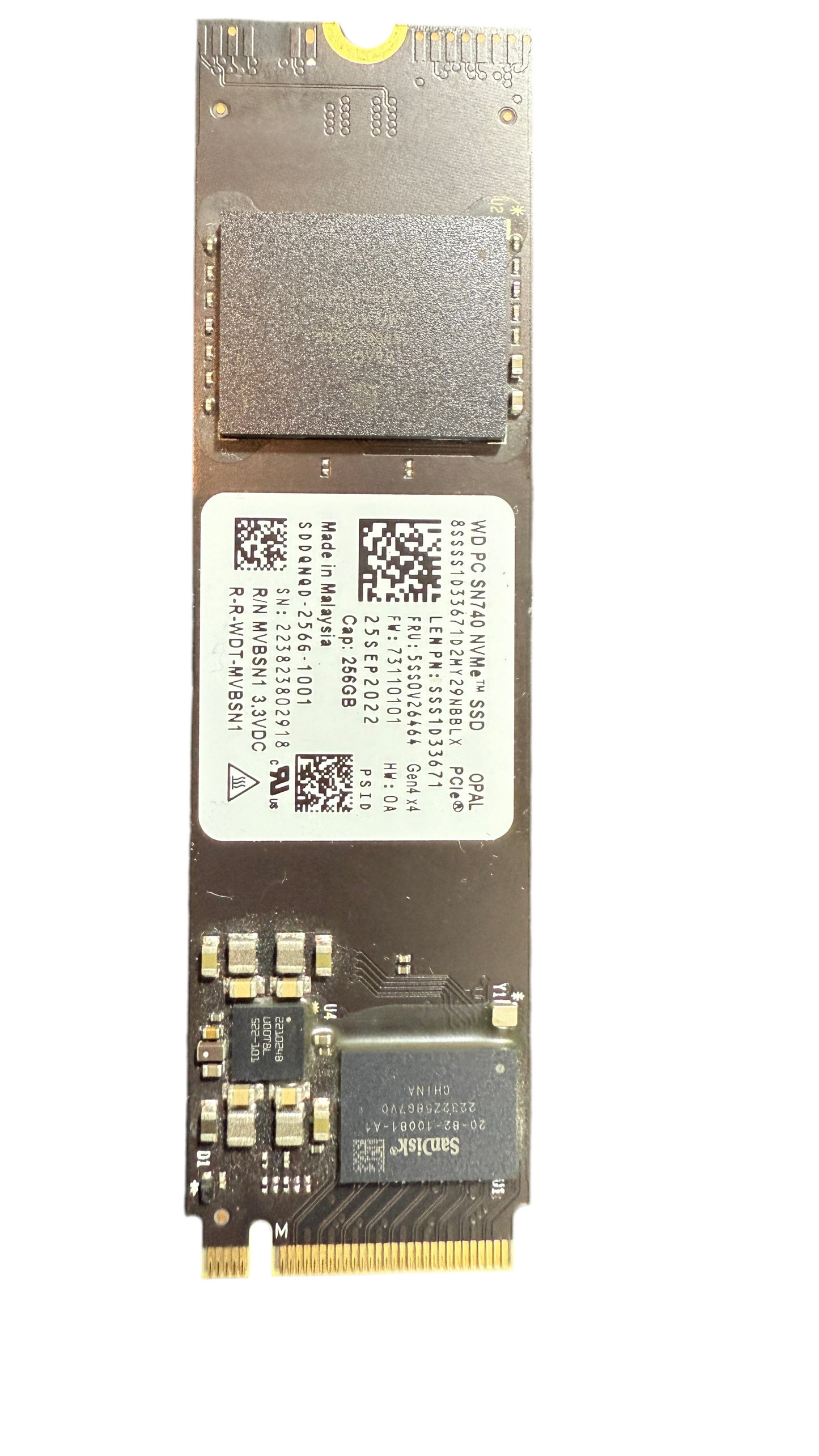 Western Digital SSD 256GB M.2