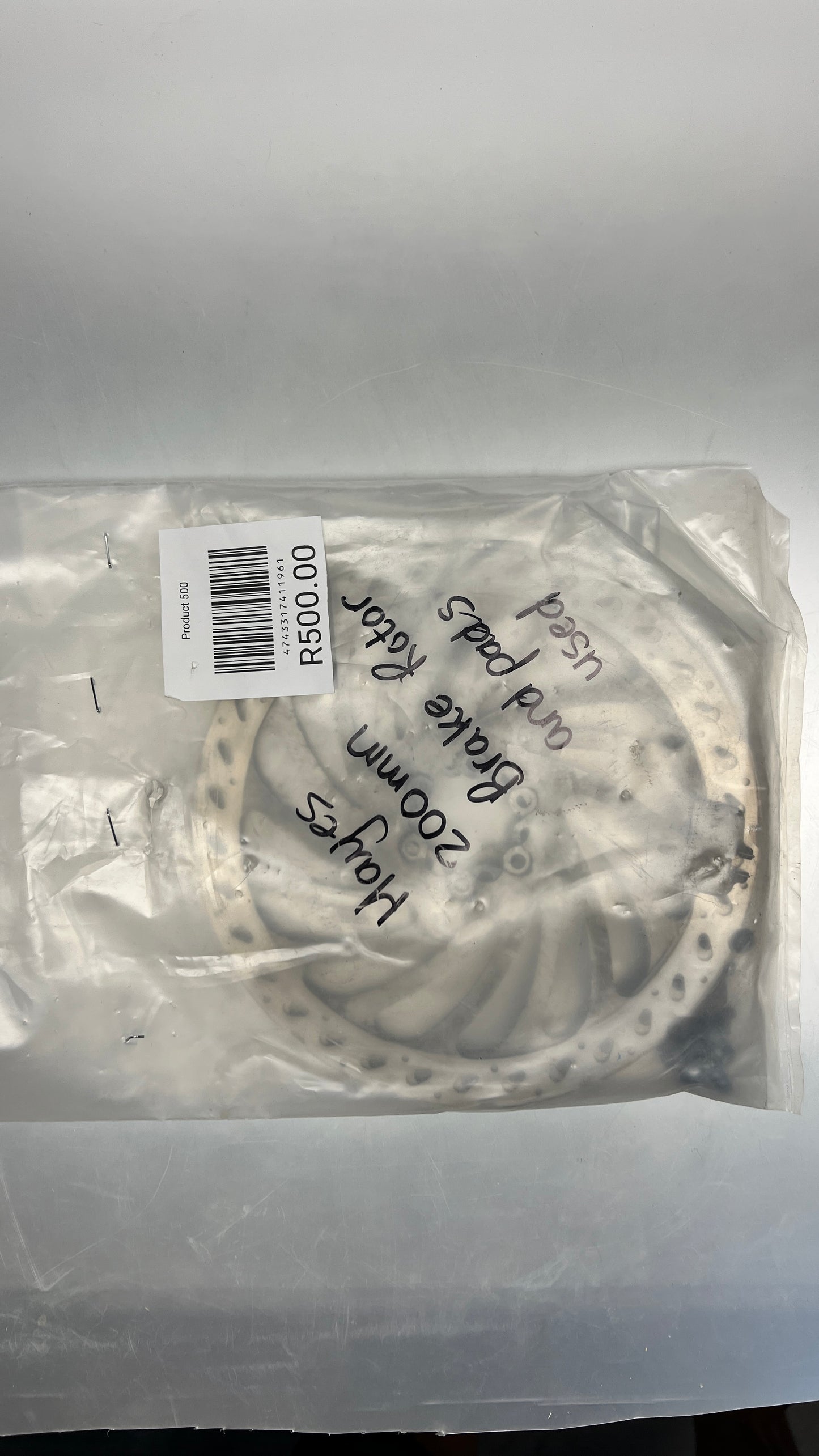 Hayes 200mm Brake Rotors and Pads used