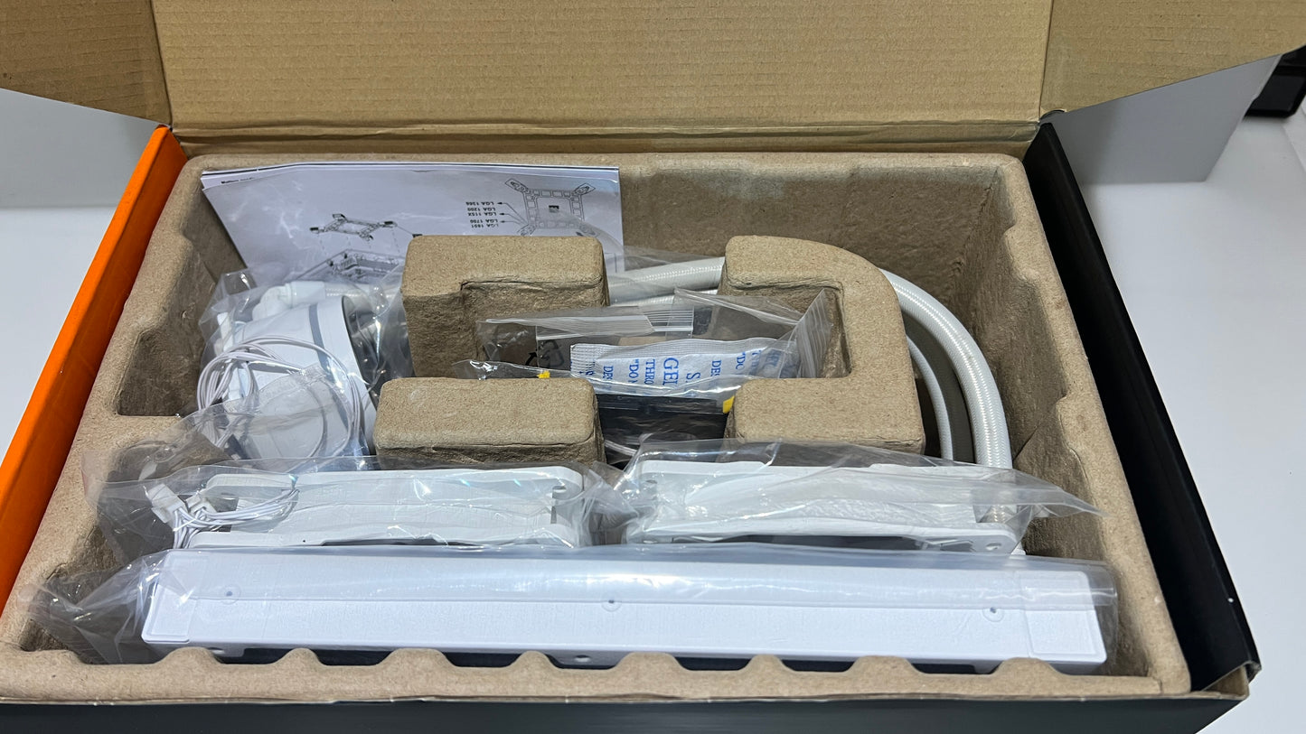 Cougar Poseidon Elite ARGB AIO 240mm CPU Liquid Cooler - White