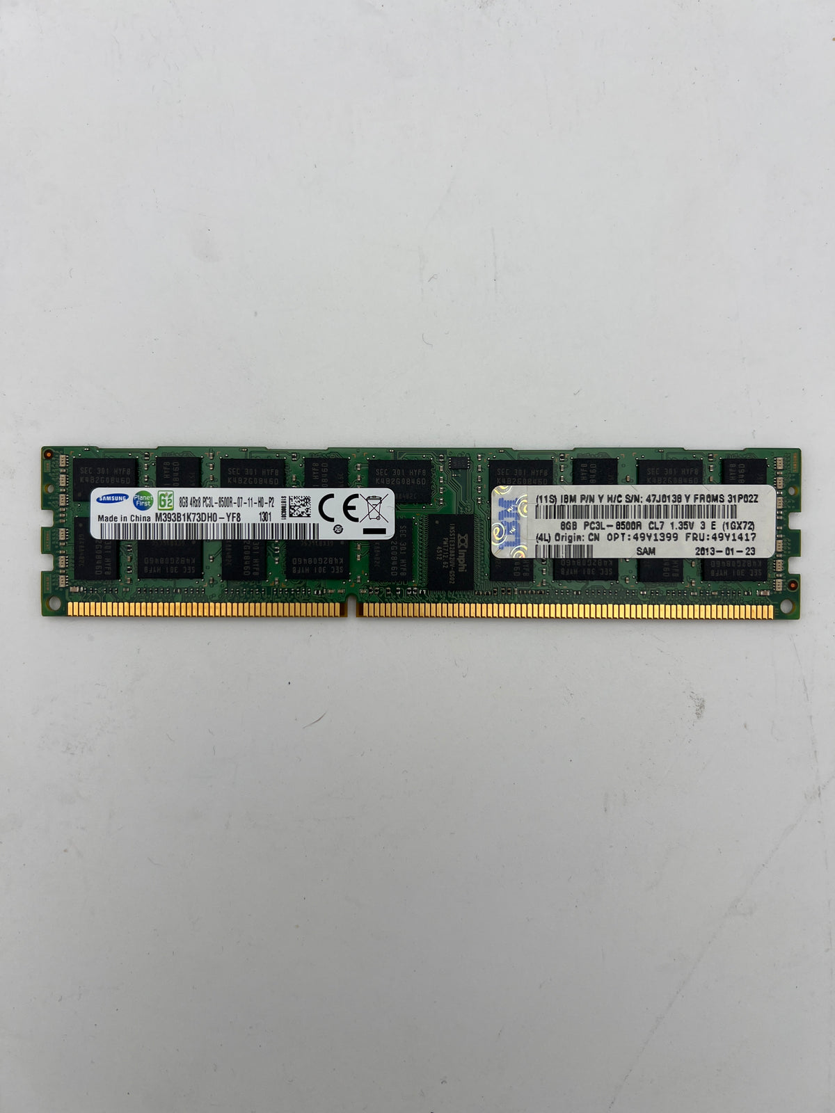 Samsung 8GB 4R18 PC3.-85008-07-11- HO-PL - Sold individually (tested)