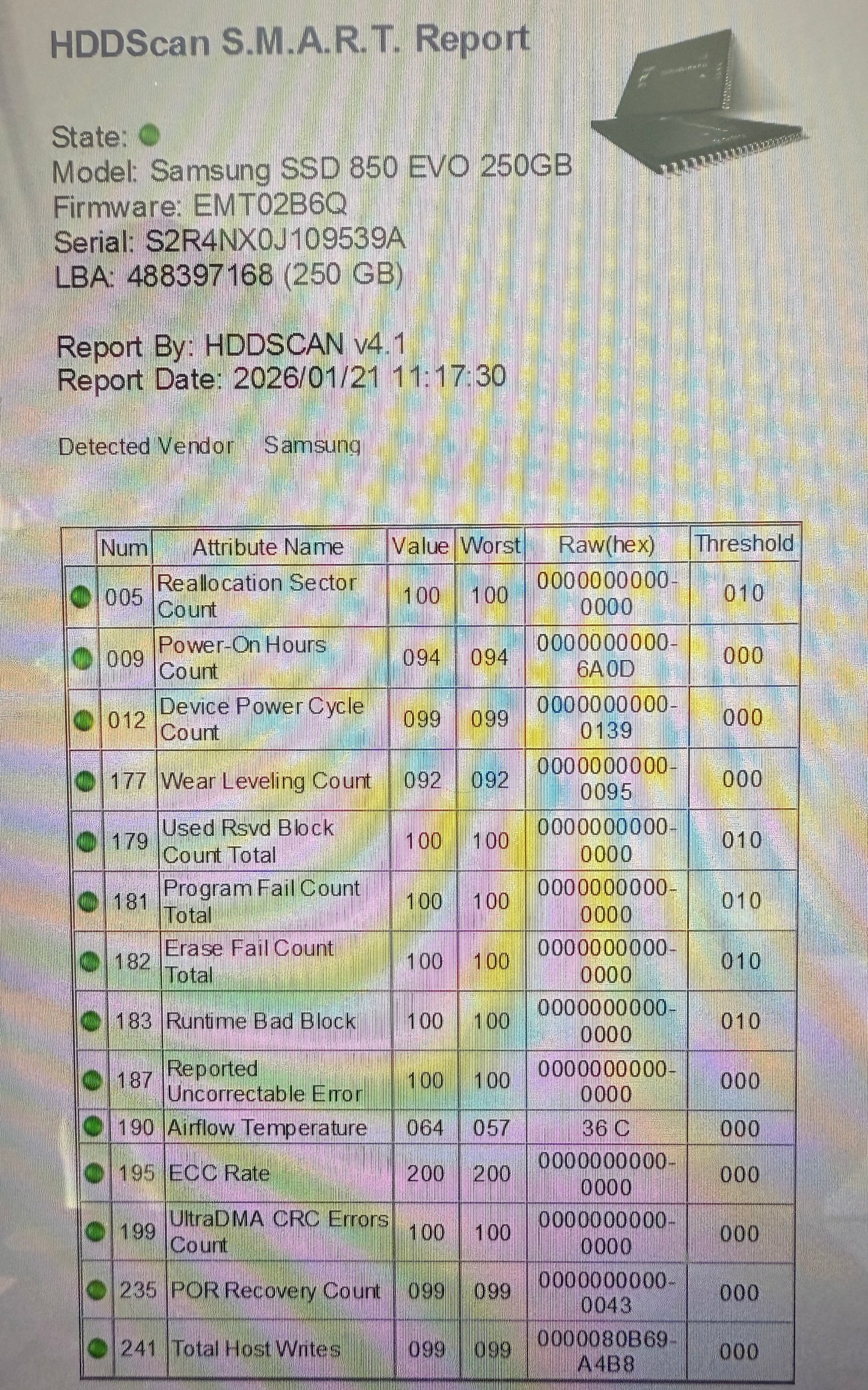 Samsung SSD 850 EVO 2.5" SATA III 250GB