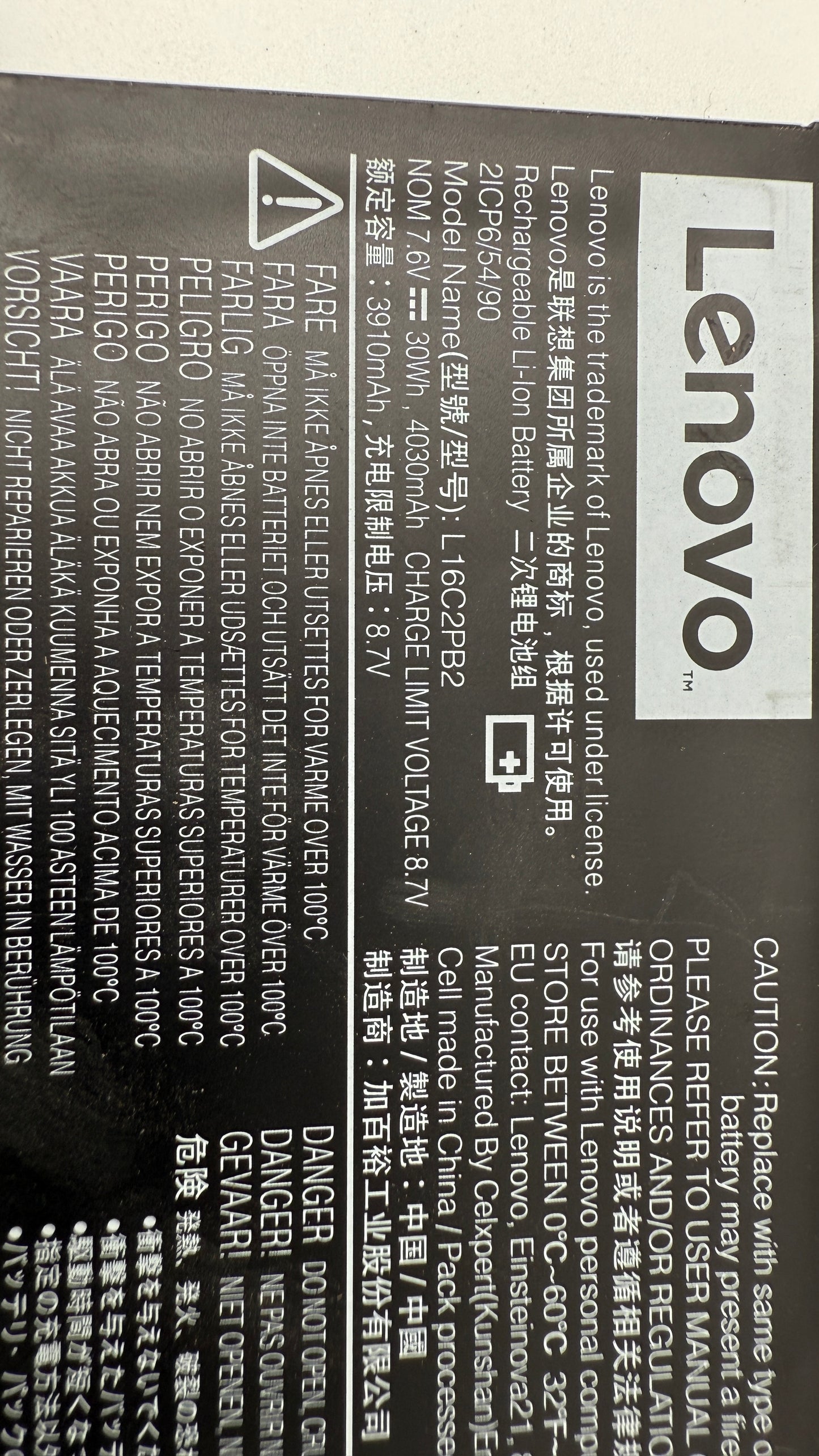 L17L2PB3 L17M2PB3 L17C2PB3 L17L2PB4 Battery for Lenovo V130-15IGM