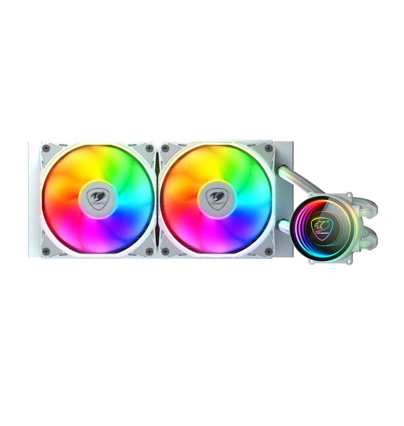 Cougar Poseidon Elite ARGB AIO 240mm CPU Liquid Cooler - White