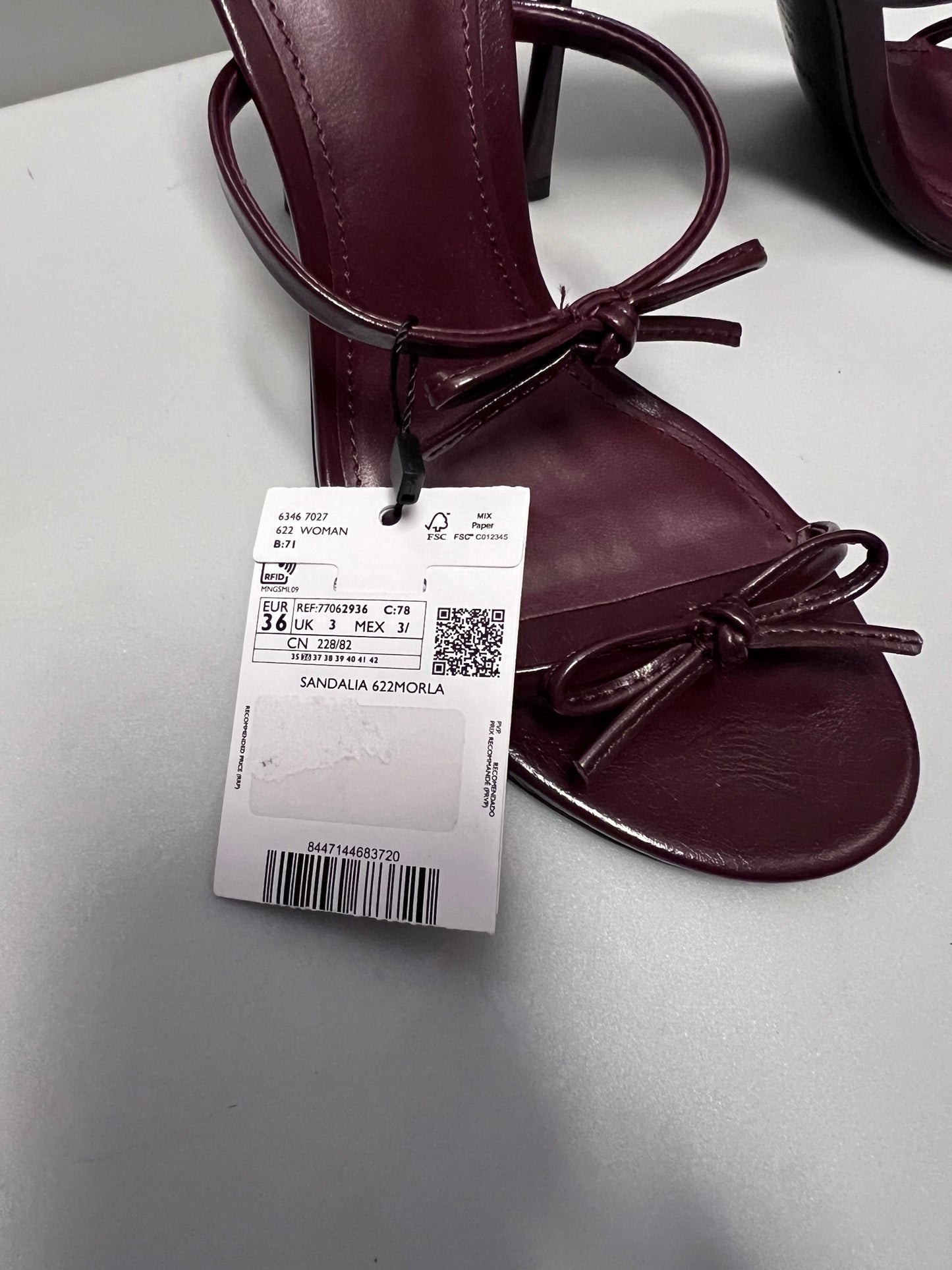 Mango Morla Sandals - UK 3