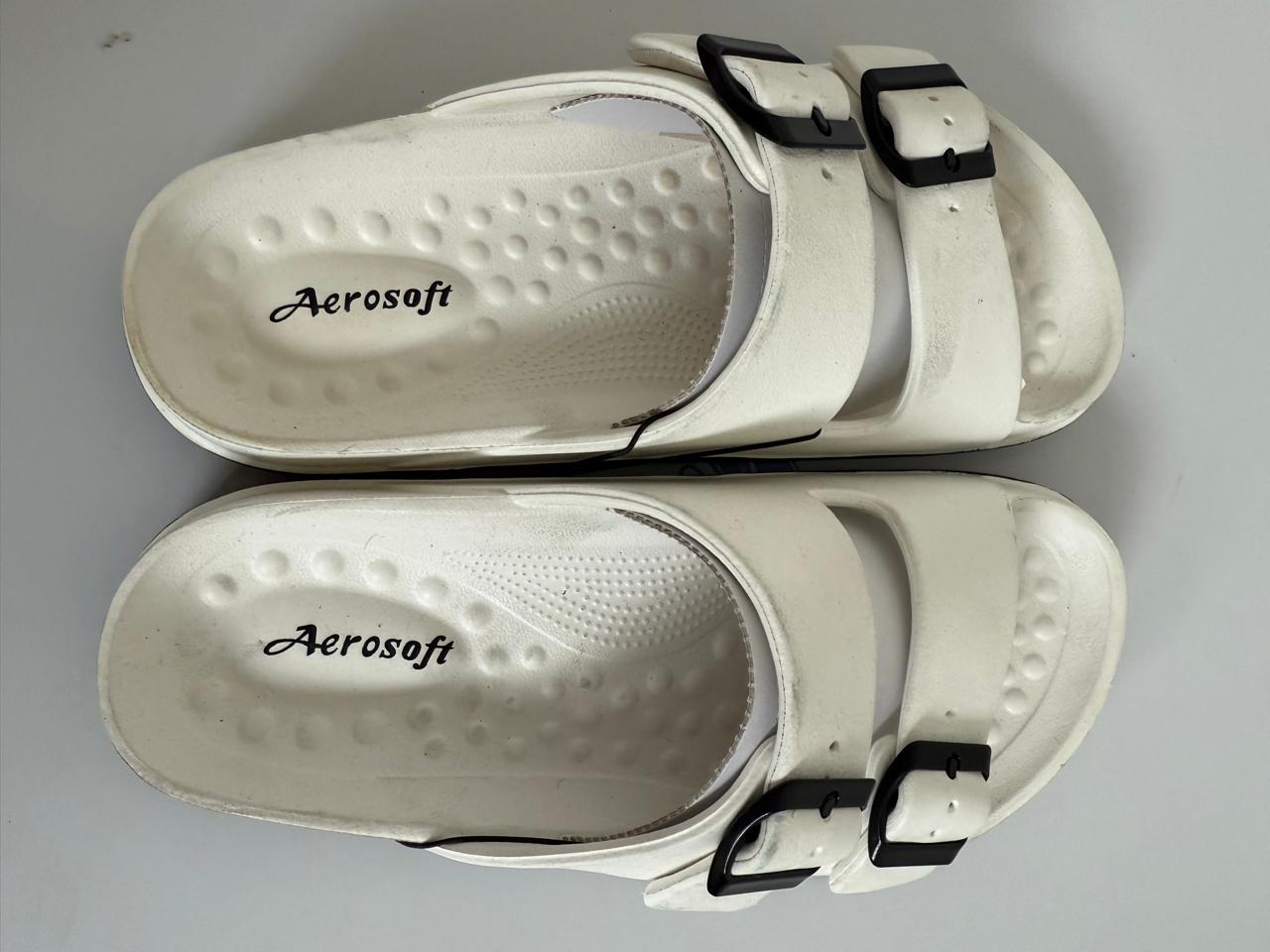 Aerosoft Women Plain Arch Fit - White - UK 8