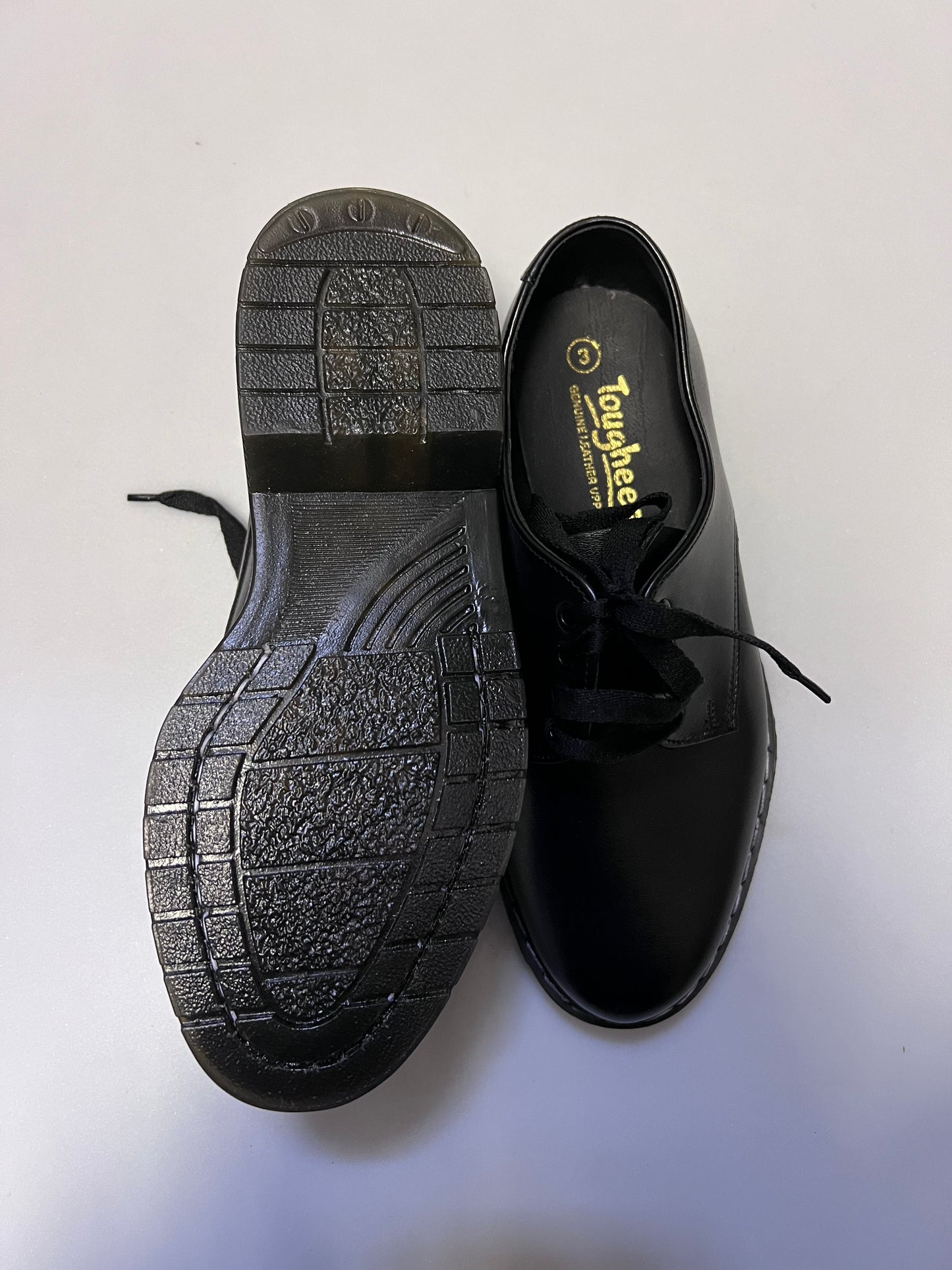 Toughees Hank Lace Up School Shoe - Size 3