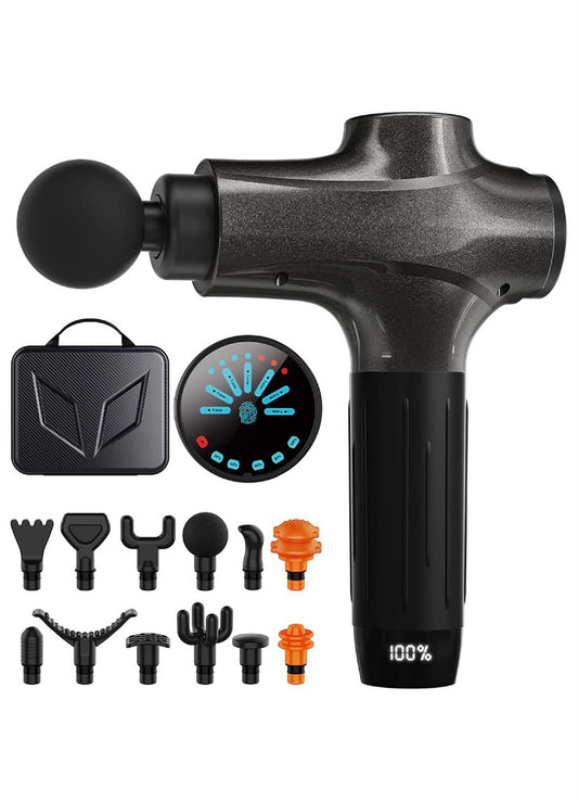 Athleum Y12 Percussion Massage Gun With 19 Attachments