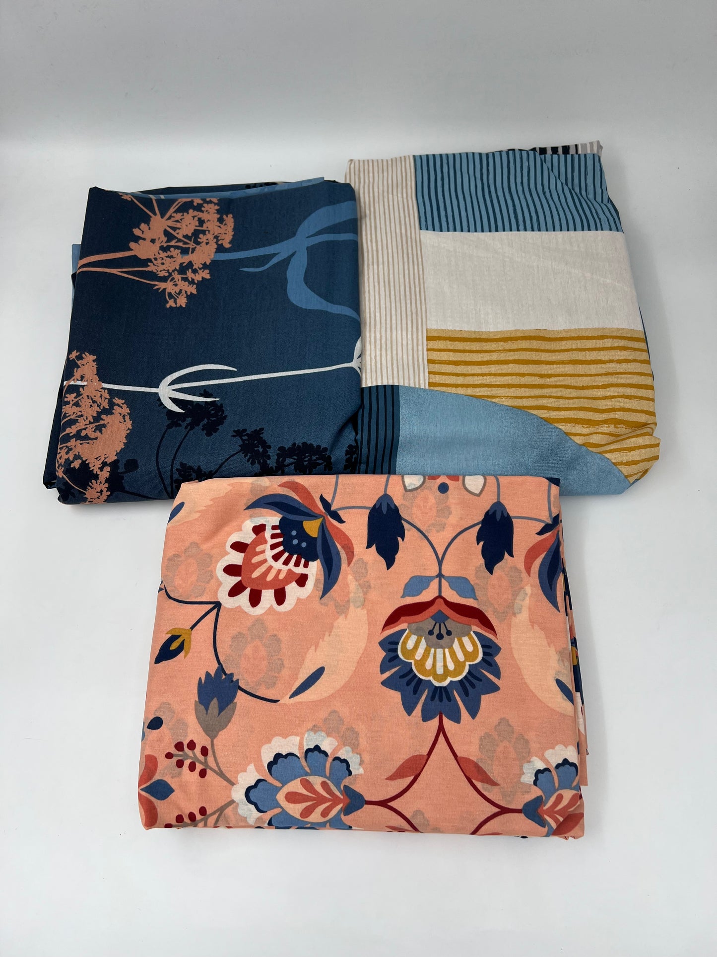 Reversible 3 piece bedding set - Double