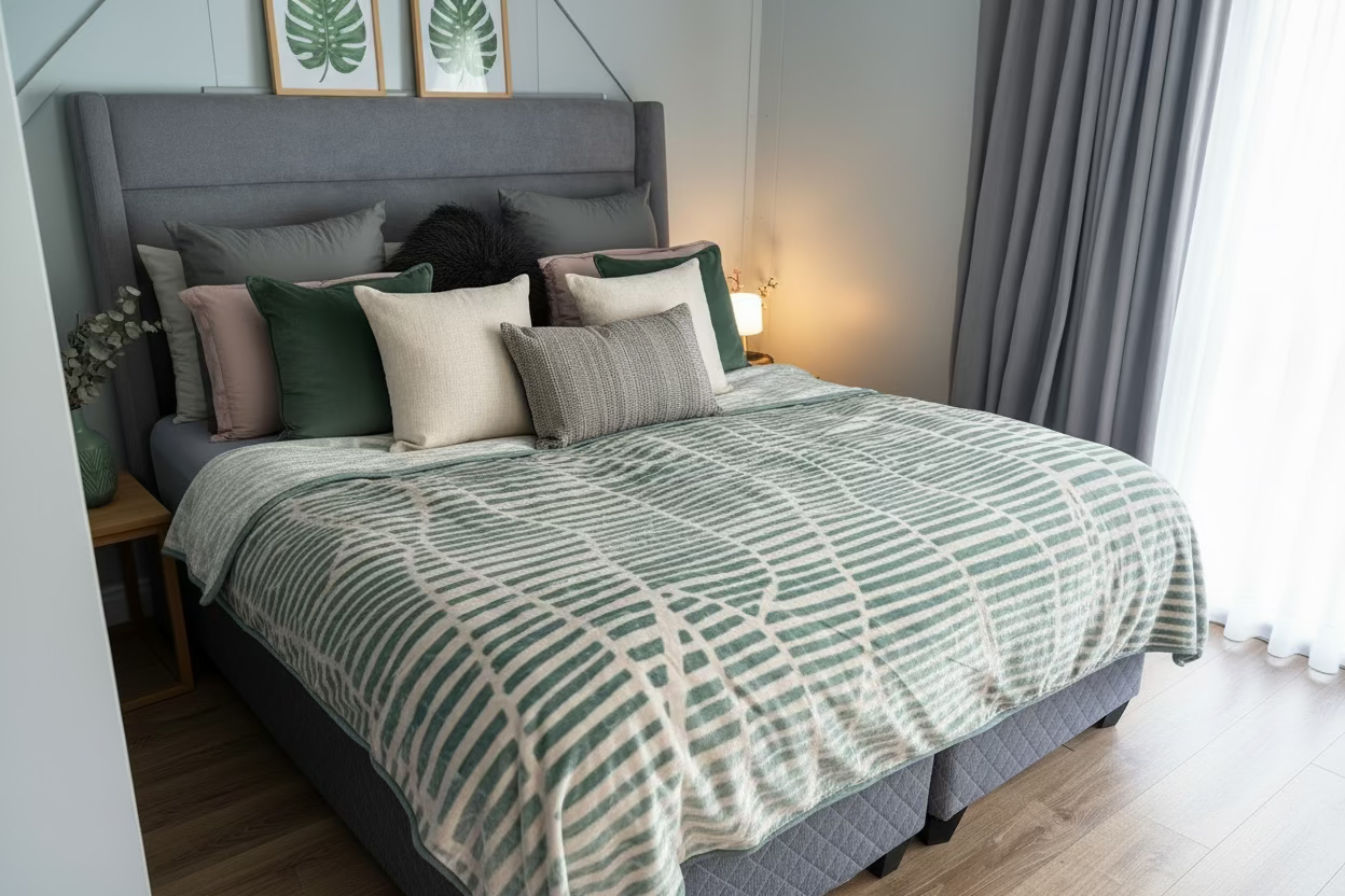 Mink Style Polyester - Queen Size Blanket - 1 Ply