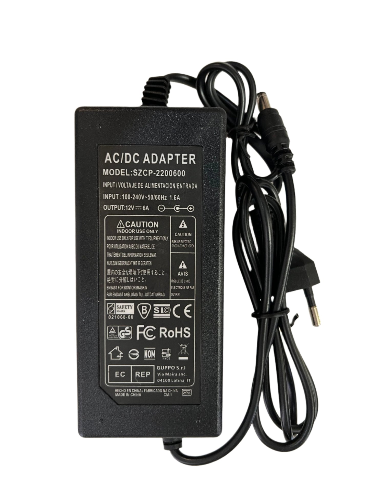 Power Supply 12V 6A