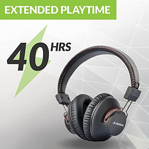 Avantree HT4189 40Hrs Wireless Headphones Set - New Item Open Box