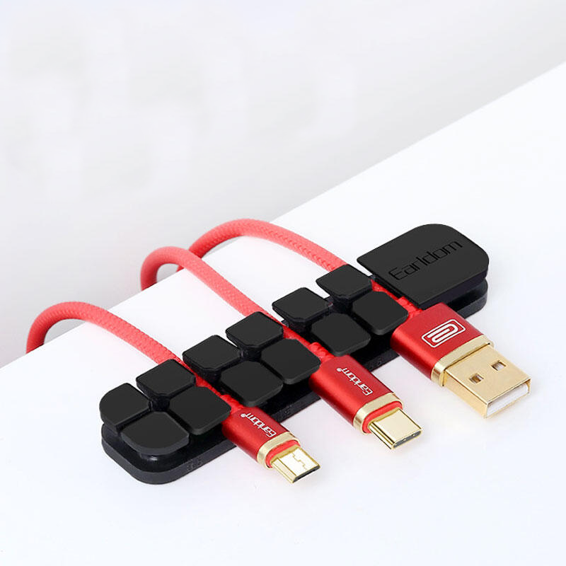 Flexible Earldom Cable Organising Self-Adhesive Clip EH-81