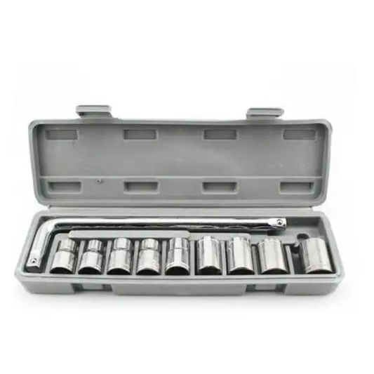 10-Piece Universal Steel Socket Wrench Set