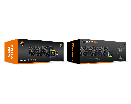 Cougar AQUA 360 RGB All In One CPU Liquid Cooler - New (Open Box)