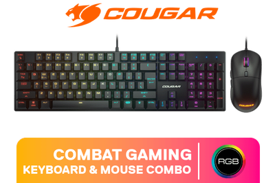 Cougar Combat Gaming Combo - New (Open Box)