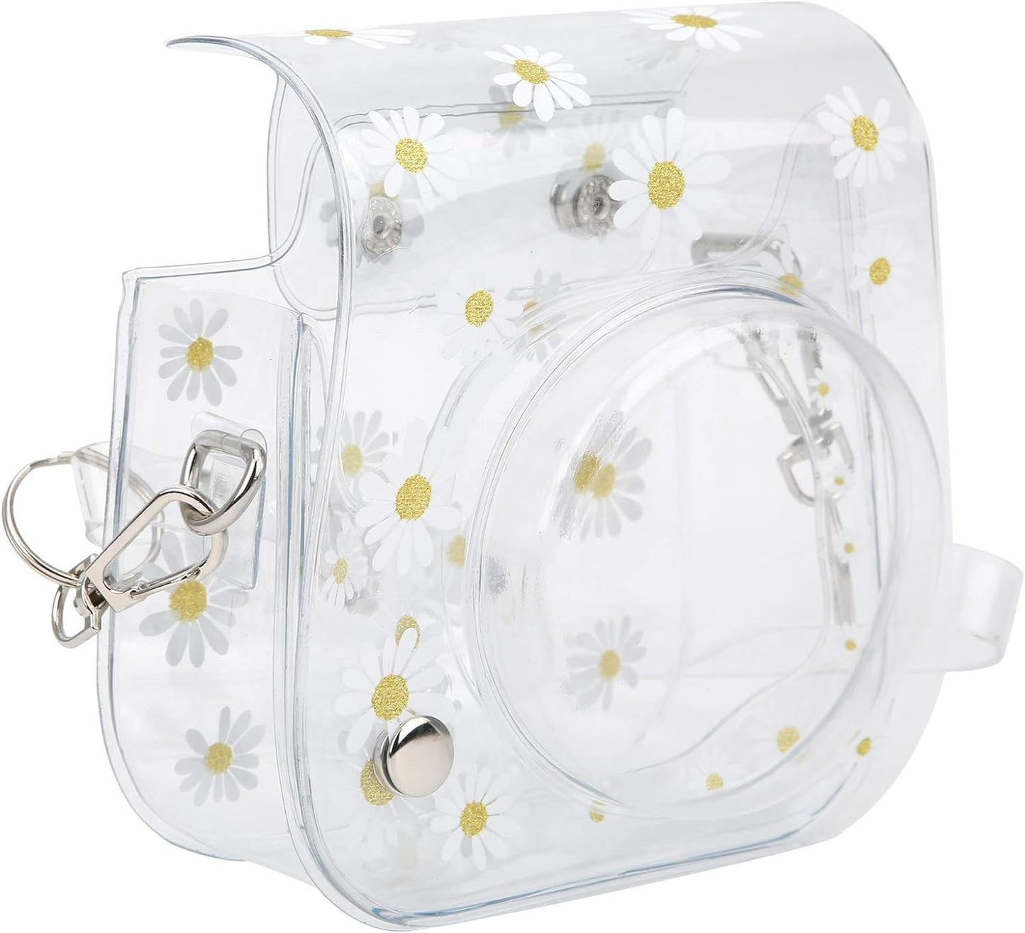 Transparent Small Camera Bag PVC Case with Shoulder Strap for Fujifilm Instax