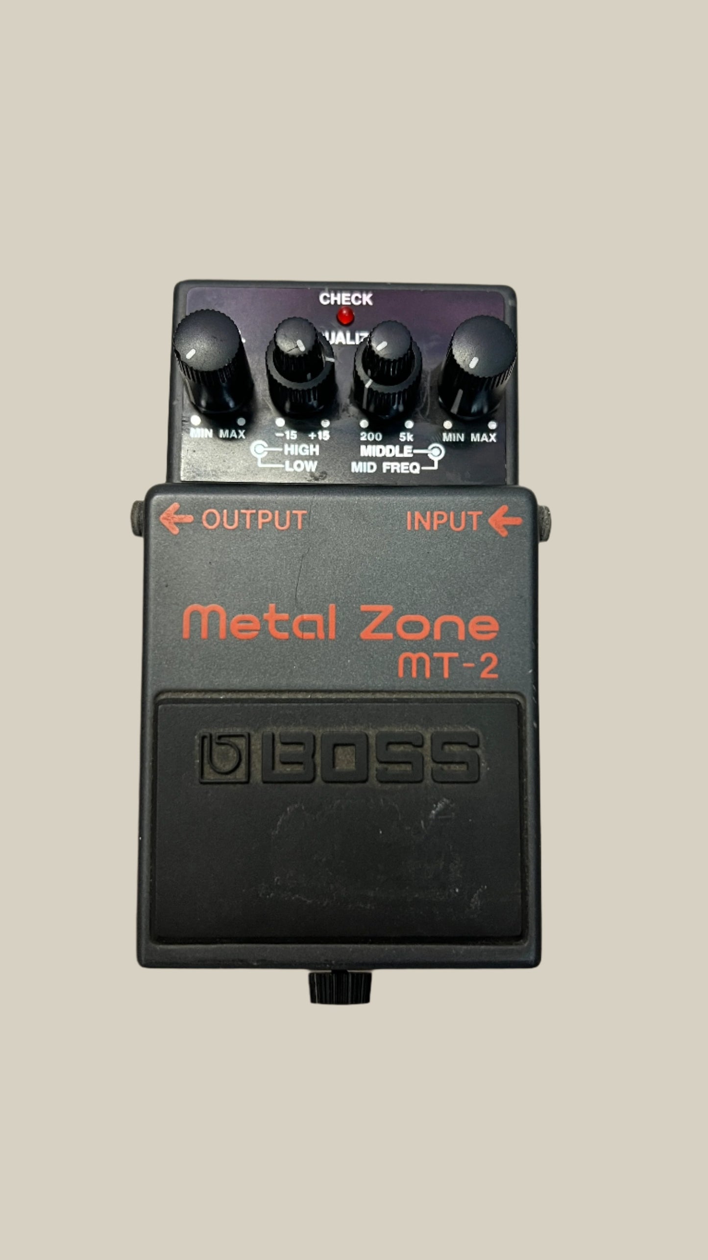 Boss MT-2W Metal Zone Distortion Effects Pedal Used