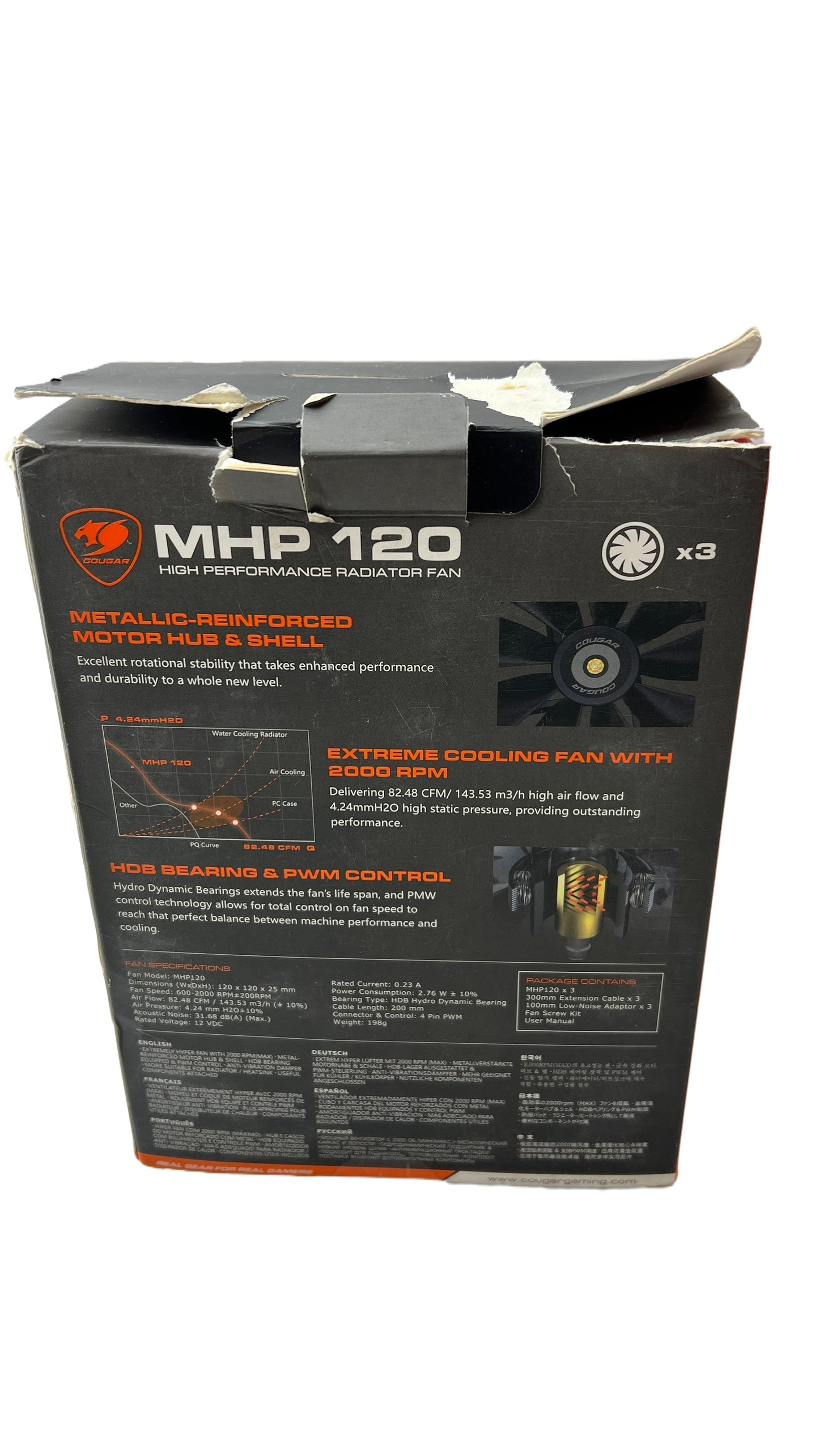 MHP 120 - 3 Fan Pack - High Performance Radiator Fan (New Open Box)