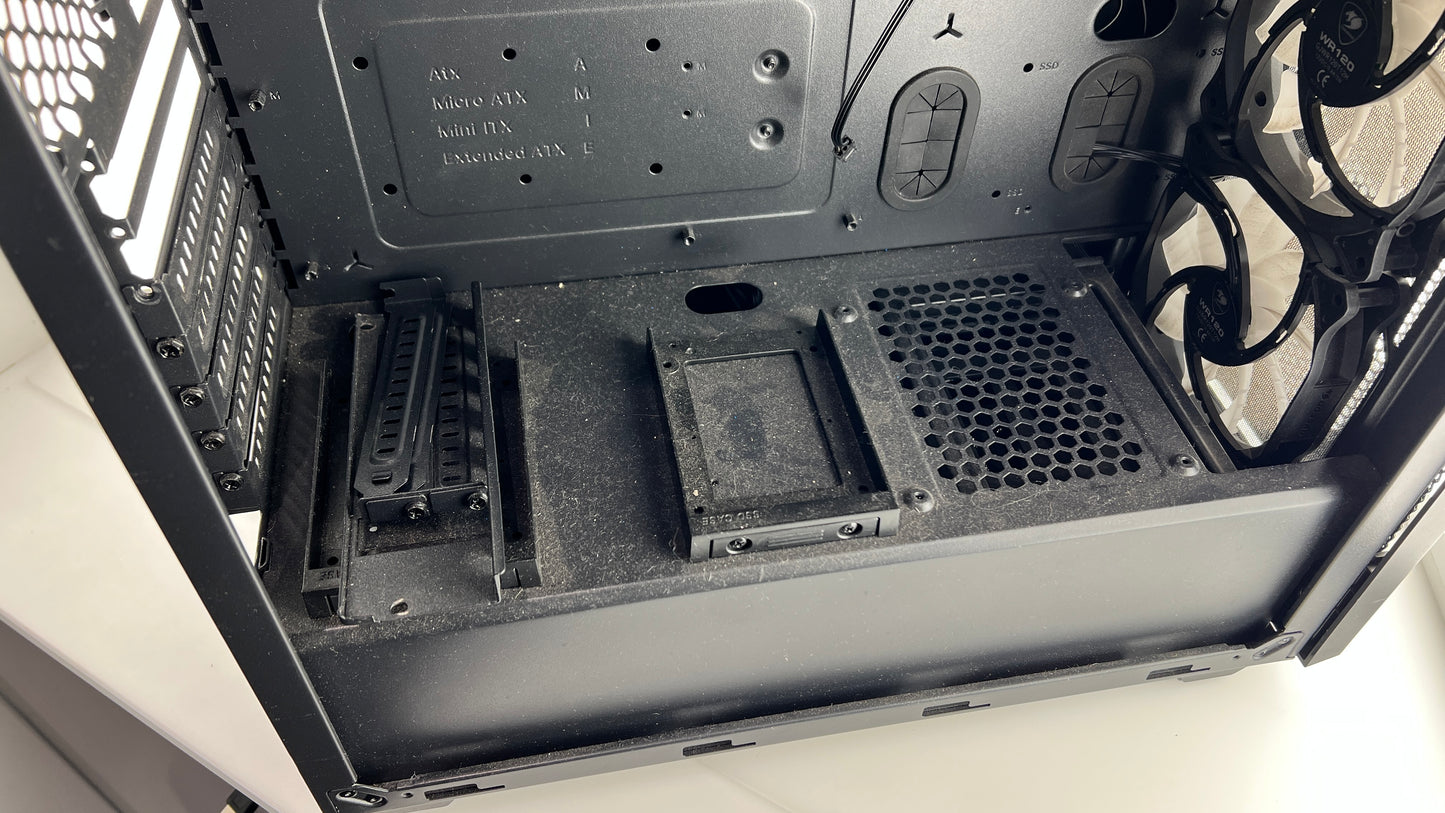 MX660 Mesh No Glass Side Panel, Includes ARGB Controller and 3xARGB Fans