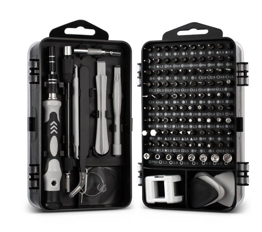 115 Piece Precision Screwdriver & Bits Tool Set