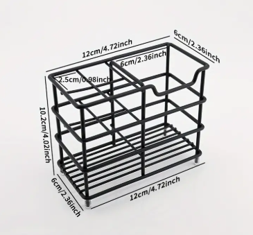 Stainless Steel Bathroom Toothbrush Holder, Toothpaste Holder Stand, Bathroom Accessories Organizer