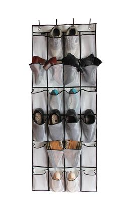 Shoe Organiser - 24 Large Mesh Pockets