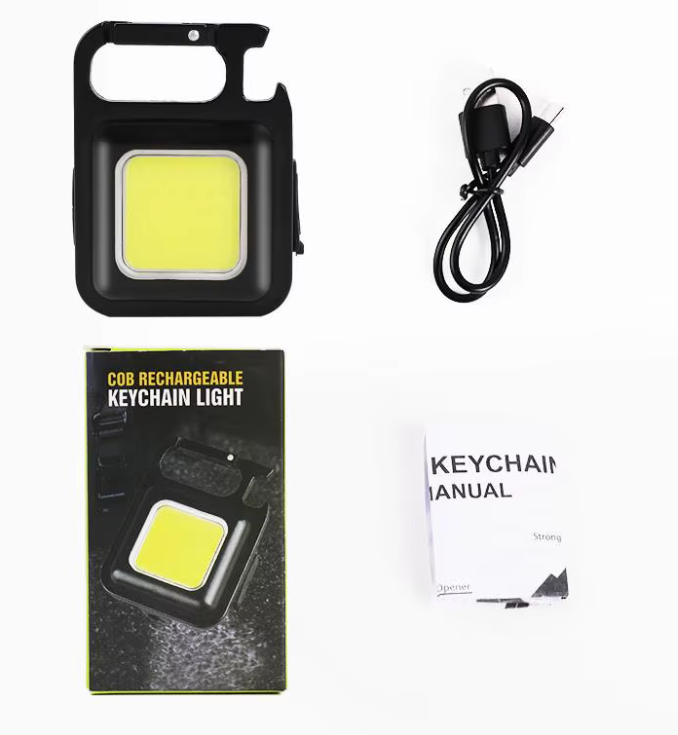 Multi-function Aluminum Rechargeable Keychain Mini Led Portable Work Light