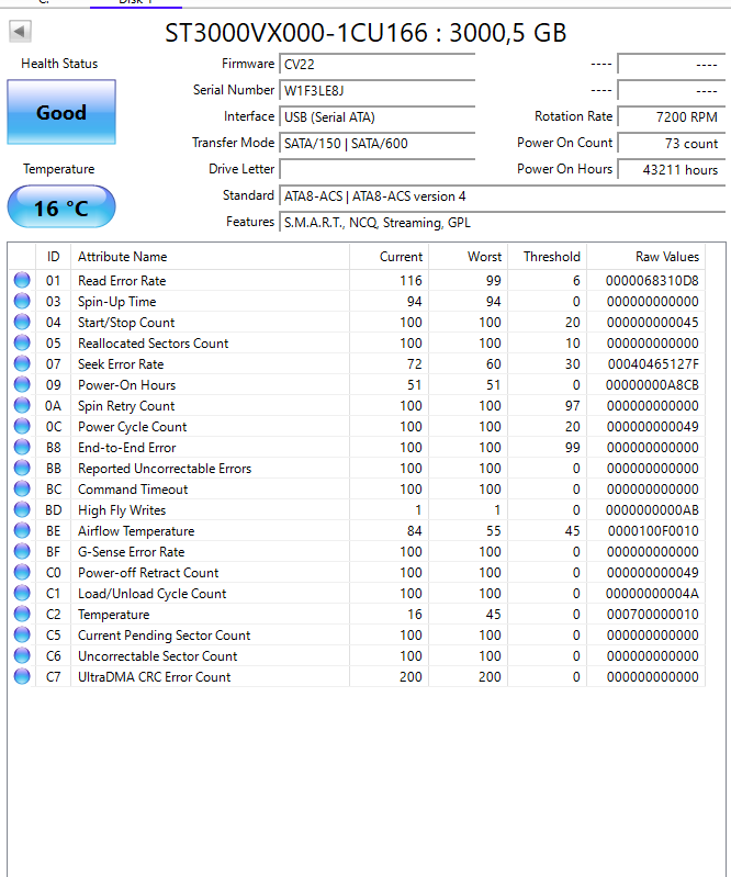 Seagate SV35 3TB 3.5" Surveillance Hard Drive (Test Results In Images)