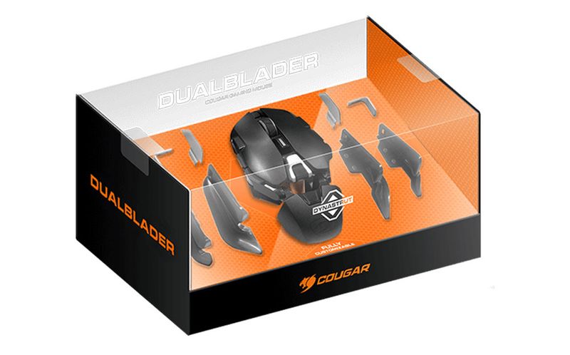 Cougar DUALBLADER Fully Customizable 16000 DPI Optical Gaming Mouse / New Open Box Unit. Fully Tested