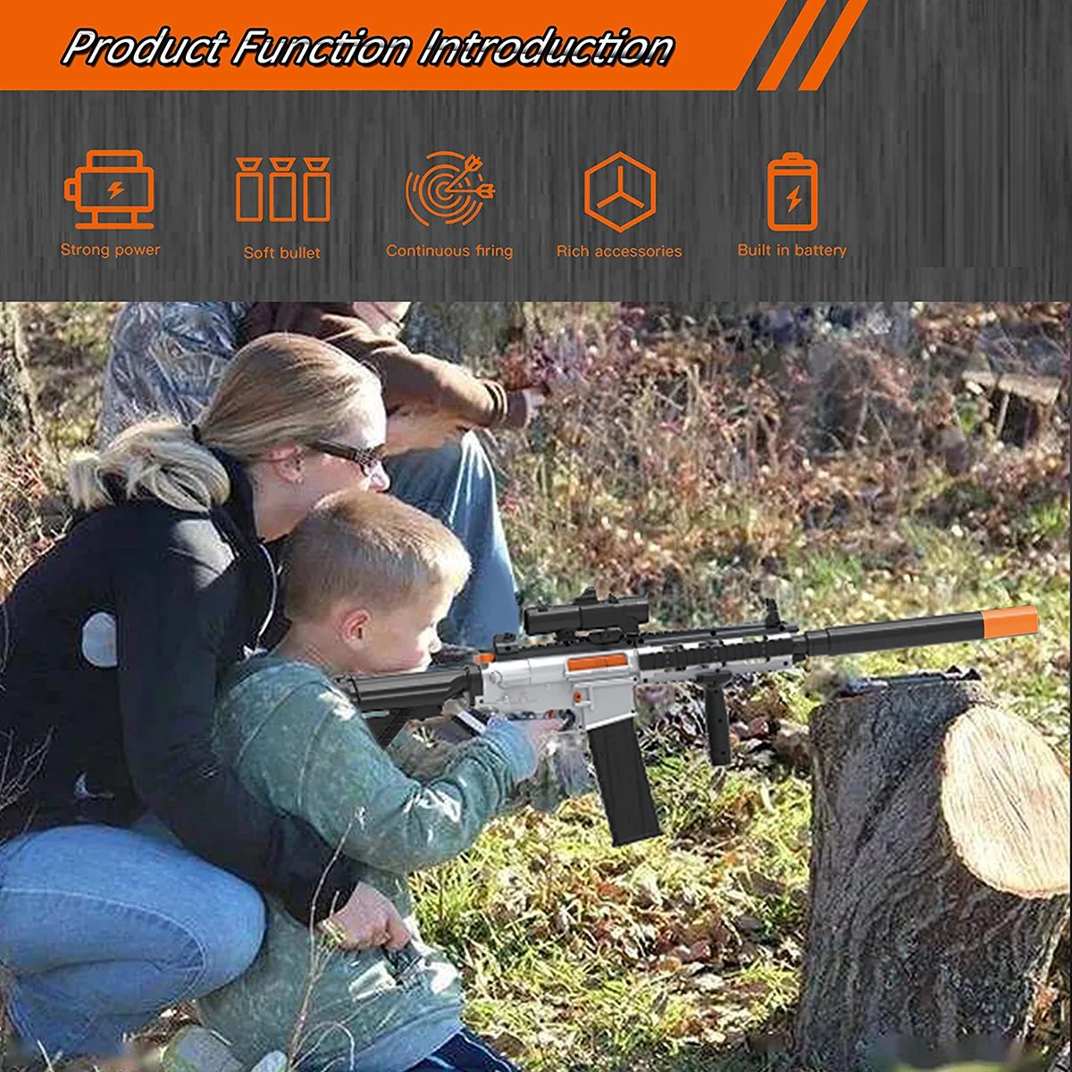 Nerfty M416 Dart Gun Blaster Kit Bundle