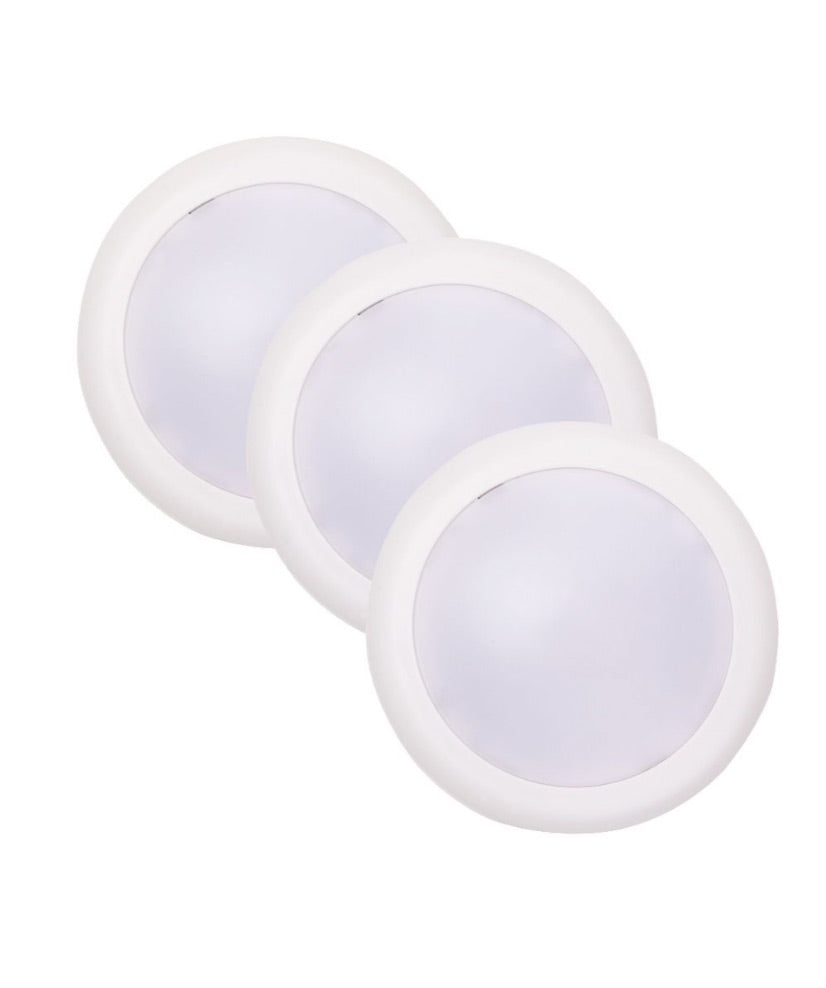 Lumina Multi-Colour Battery Operated Night Lights - 3 Pack
