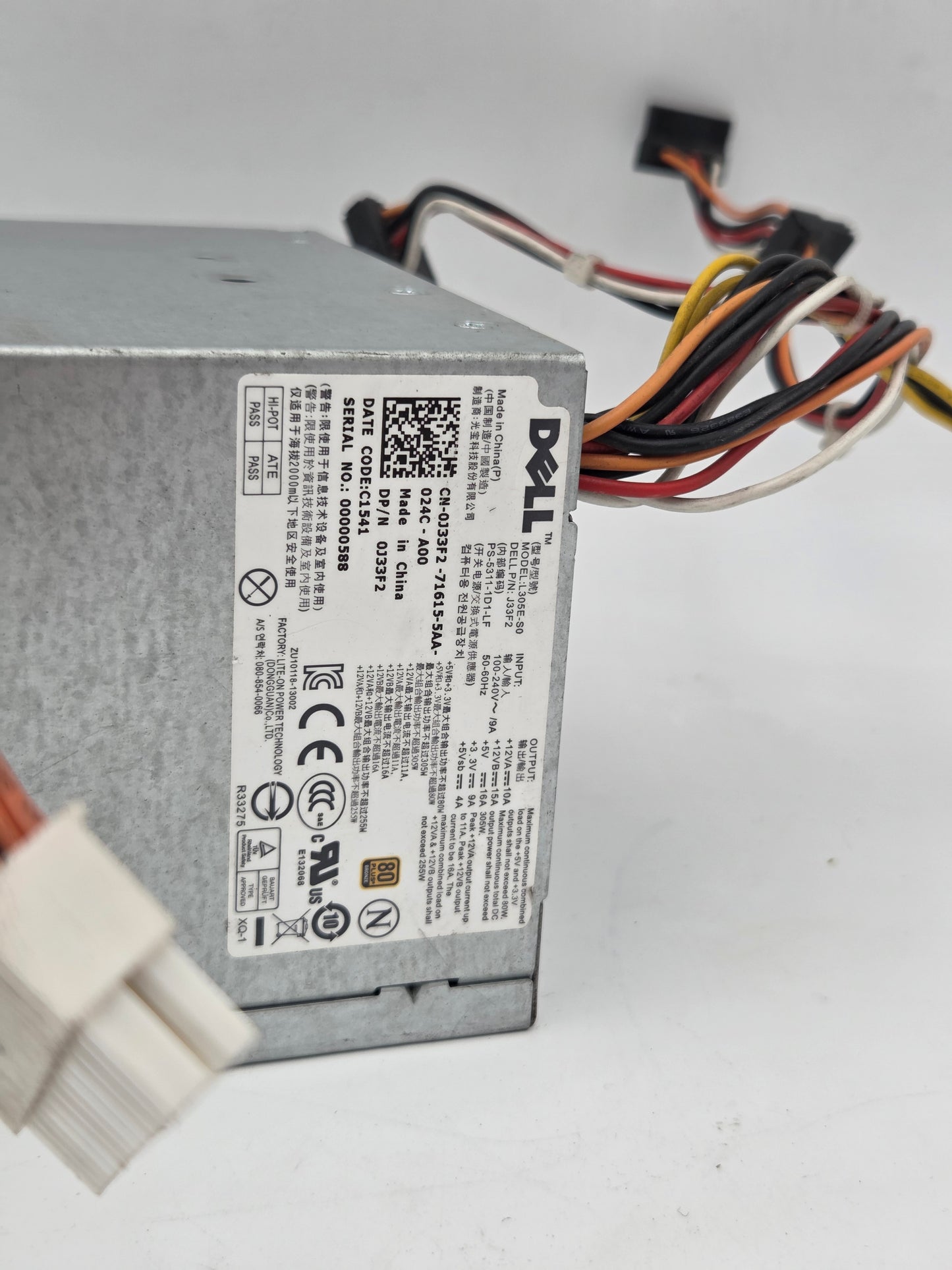 Genuine Dell 305W Power Supply Unit (PSU) | Model L305E-S0